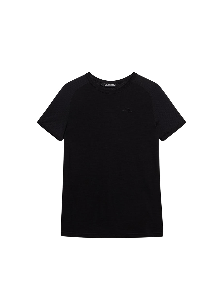 Bella Wool T-shirt / Black