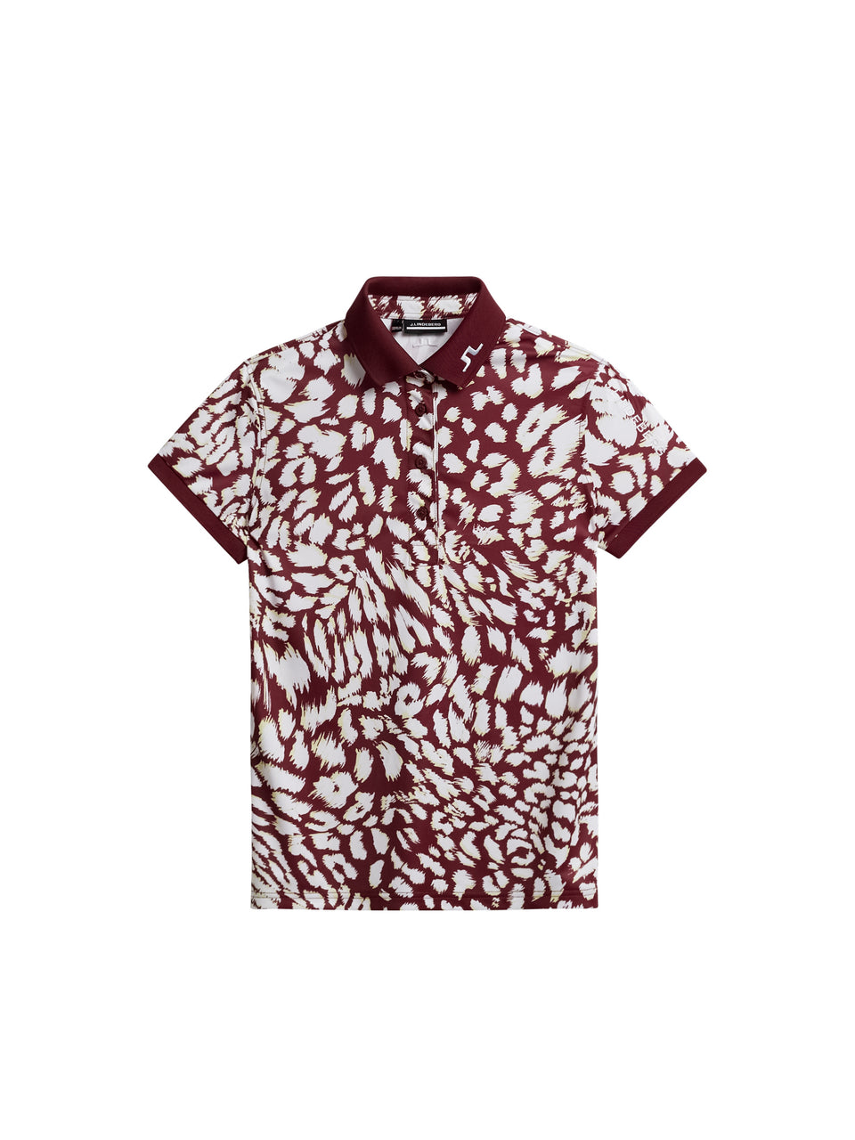 Tour Tech Print Polo / Glitch Leo Lime