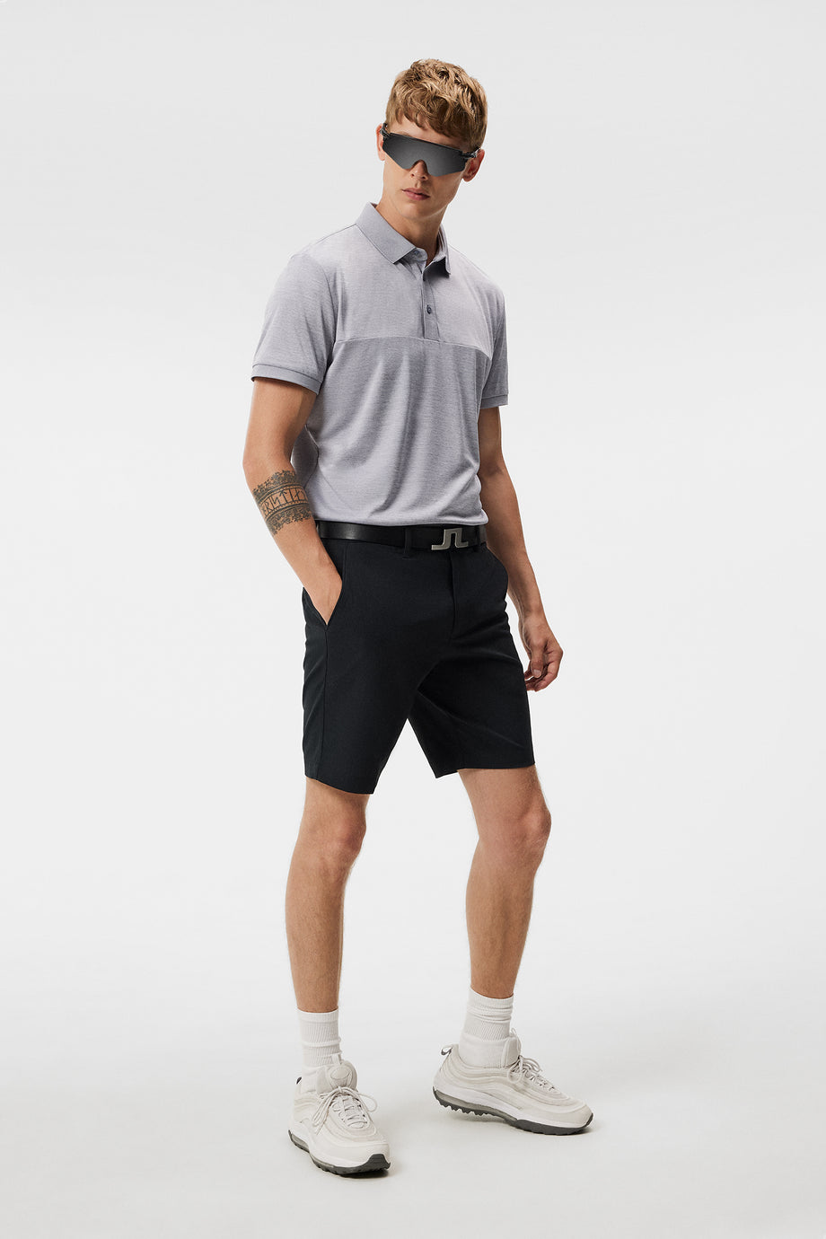 Jeff Reg Fit Polo / Grey Melange – J.Lindeberg