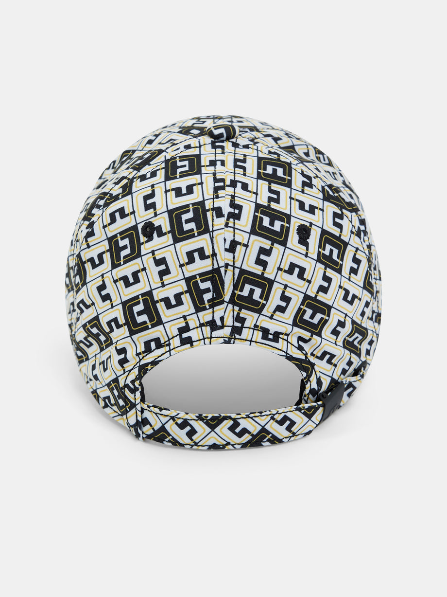 Gilbert Print Cap / Black JL monogram check