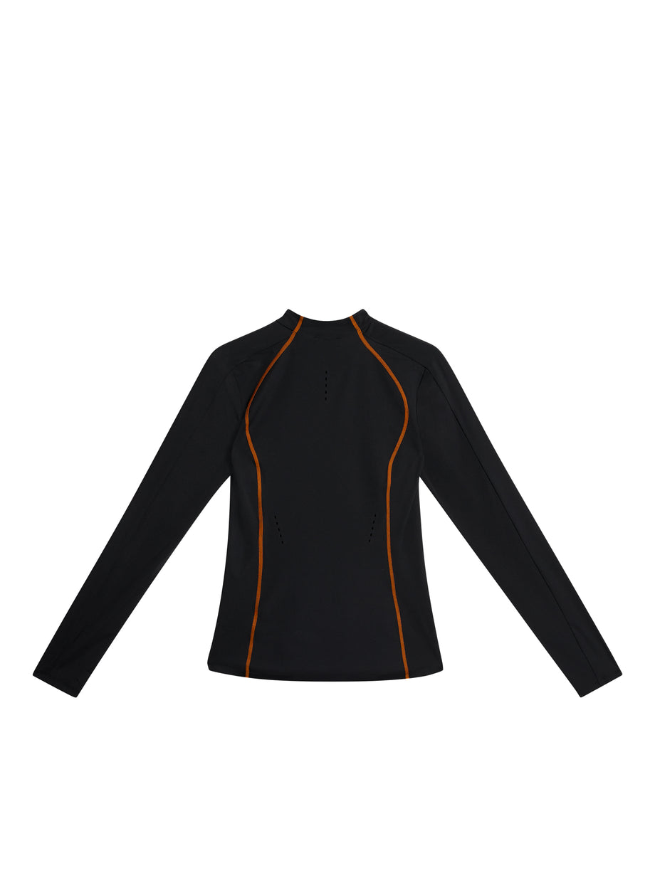 Allien Long Sleeve Top / Black