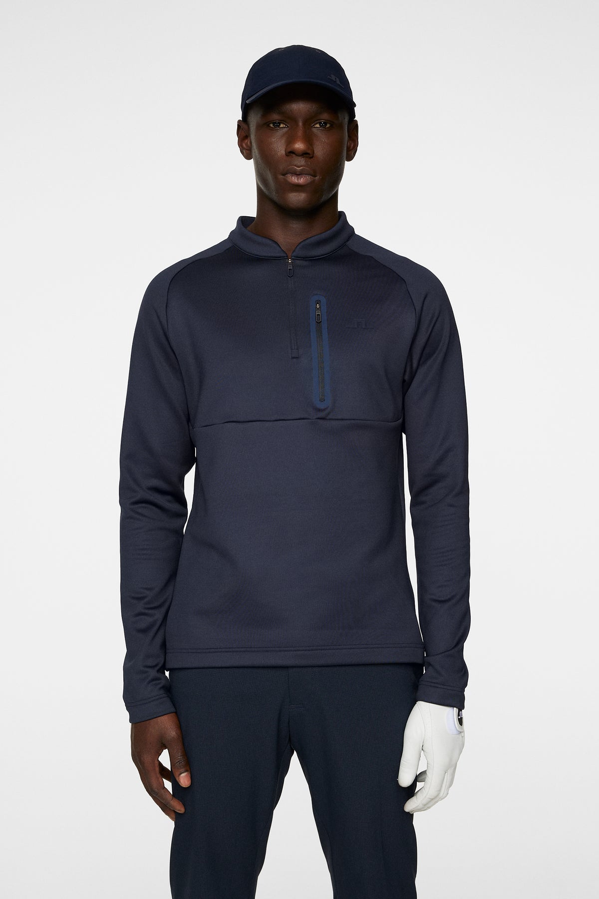 Adam Quarter Zip Mid Layer / JL Navy