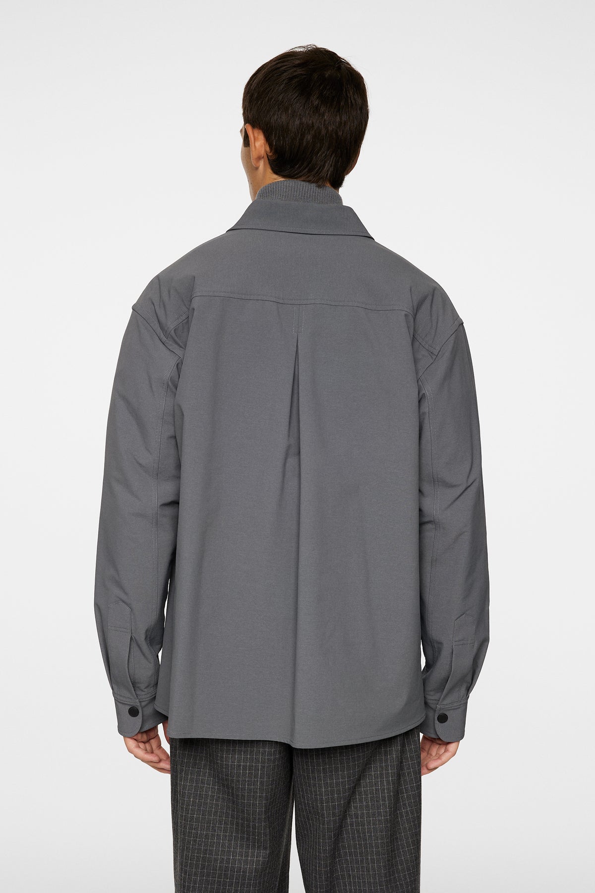 Howard Tech Fleece Overshirt / Lava Smoke