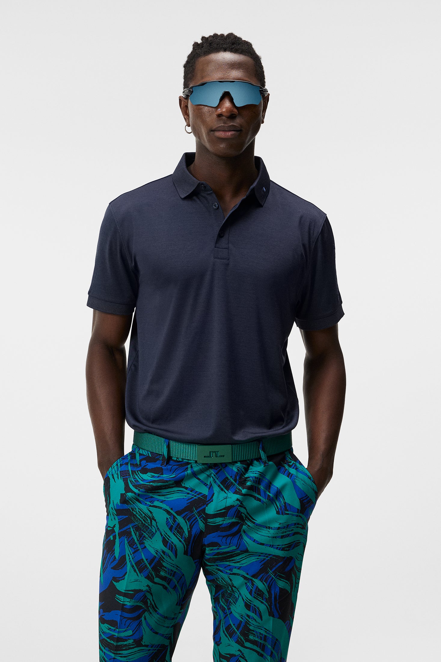 Tour Tech Reg Fit Polo / Navy Melange