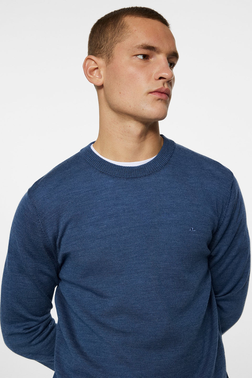 Keane Merino Crew Neck / Key Largo Melange