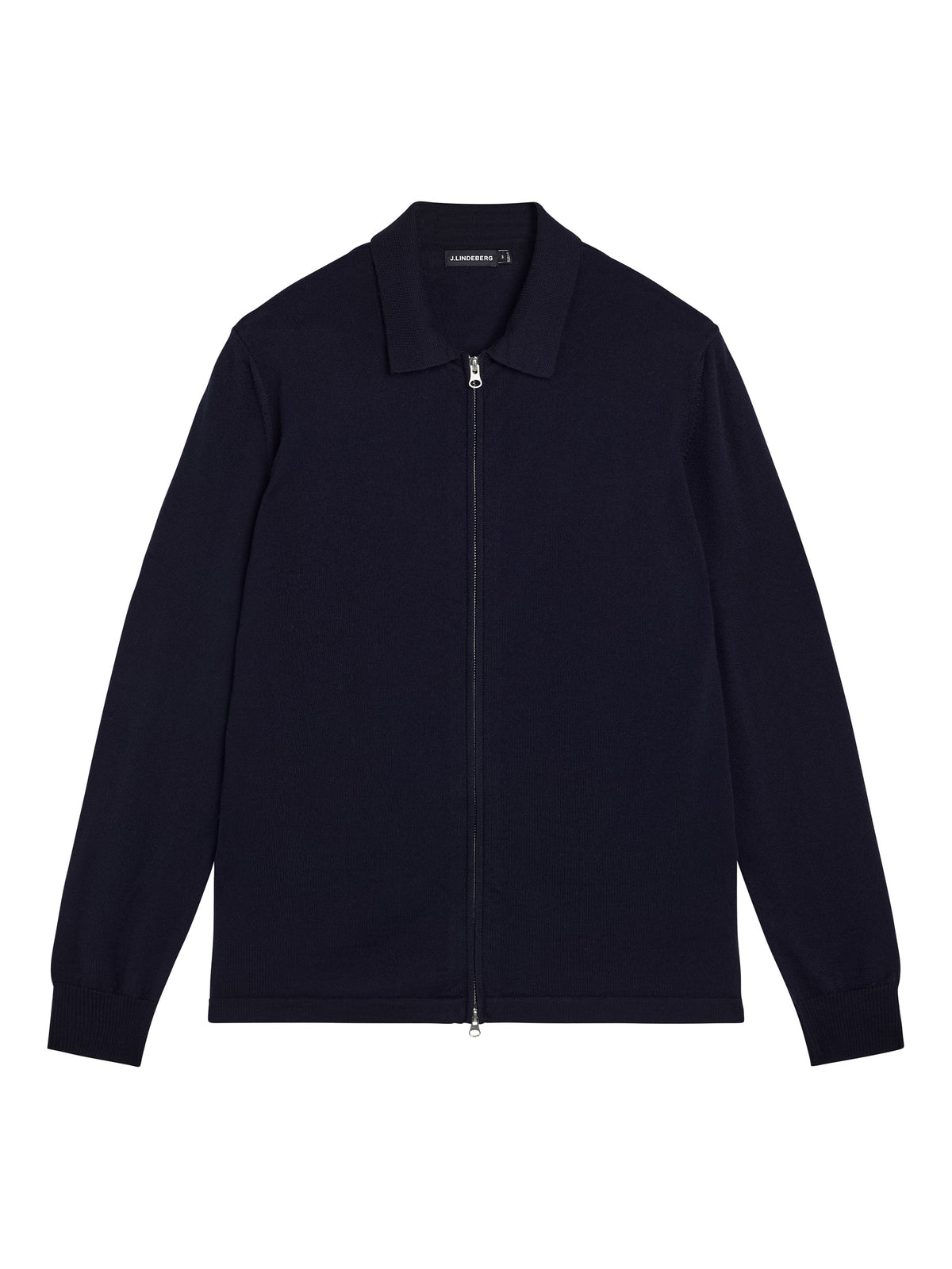 Nyle Merino Zip Cardigan / JL Navy