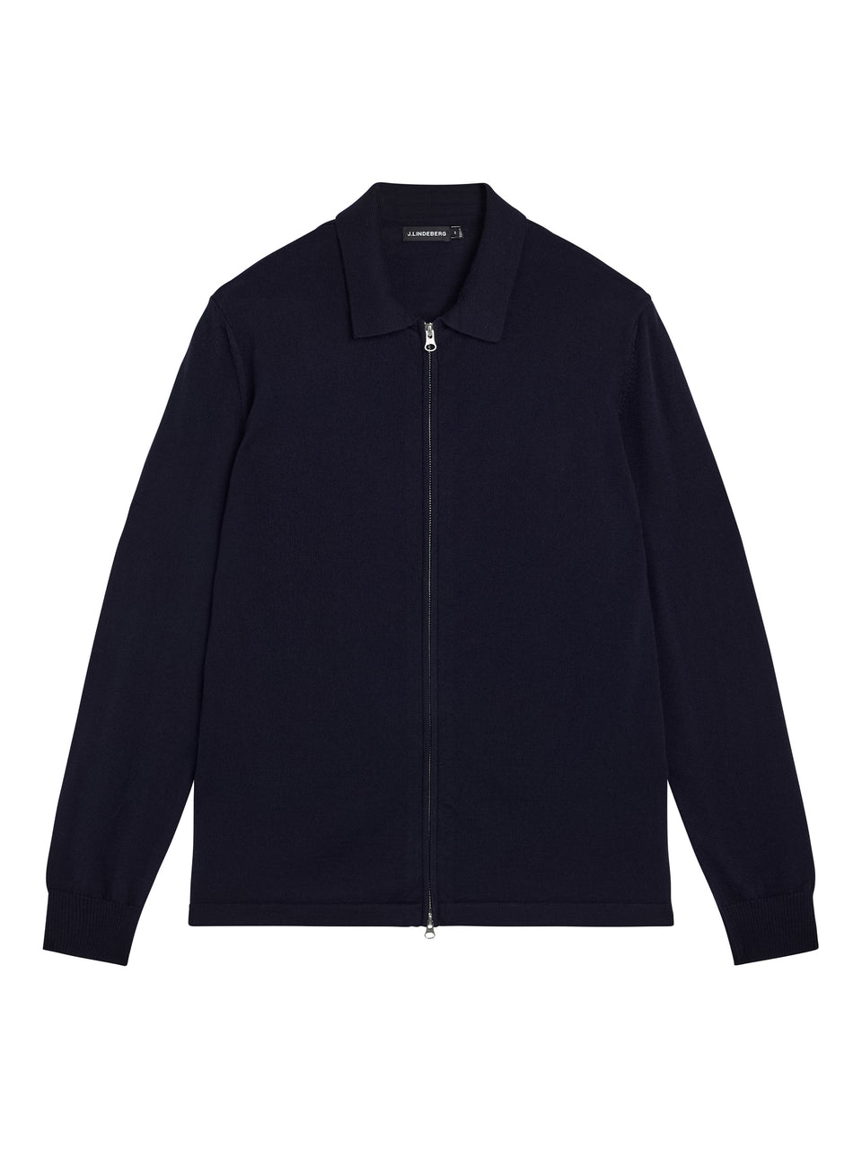 Nyle Merino Zip Cardigan / JL Navy