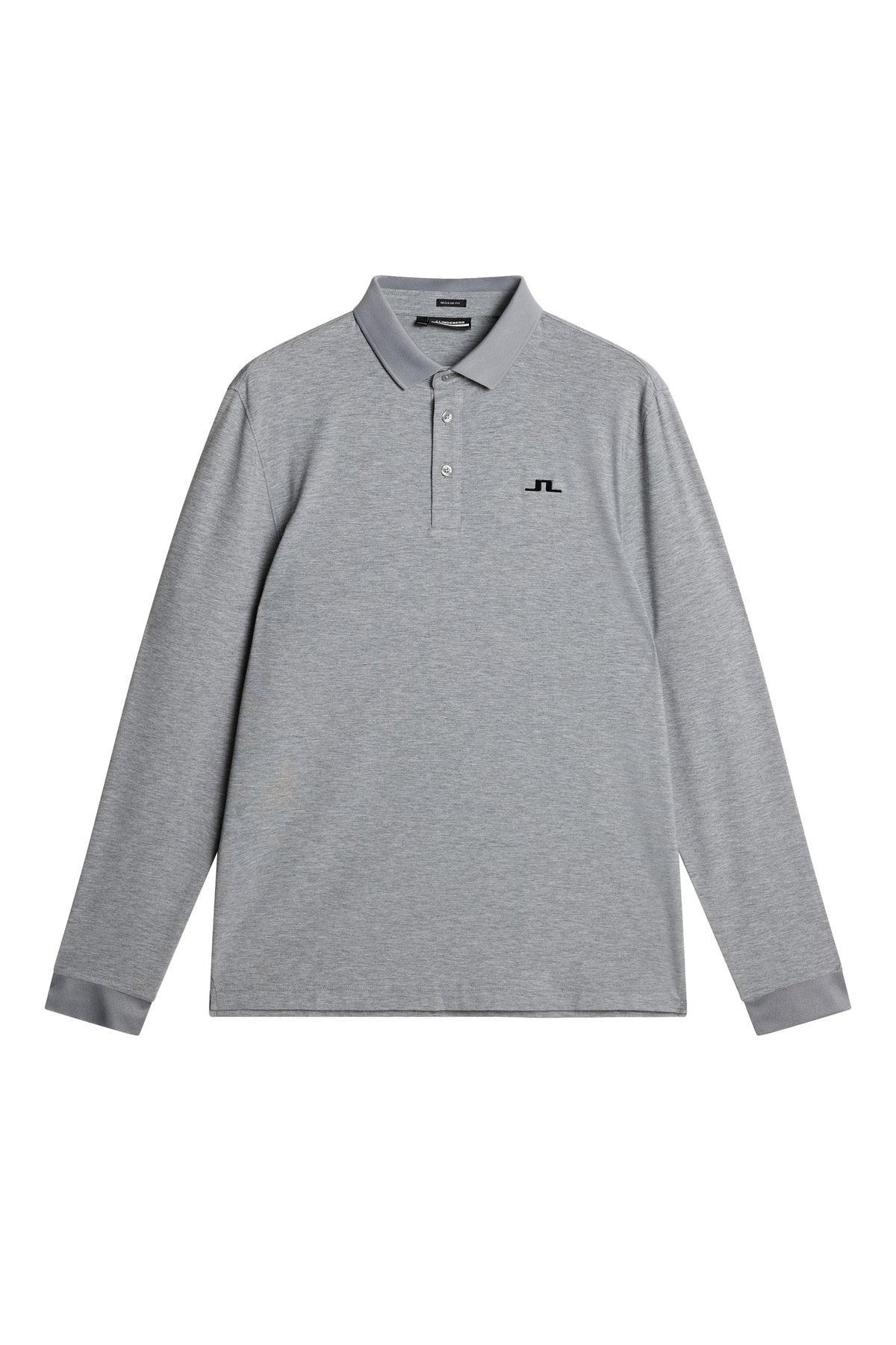 Florian LS Polo / Medium Grey Melange