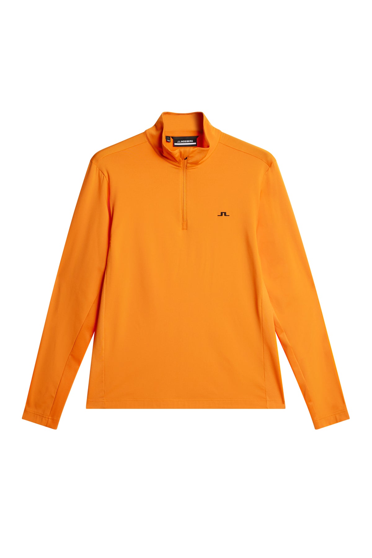 Luke Quarter Zip Mid Layer / Persimmon Orange