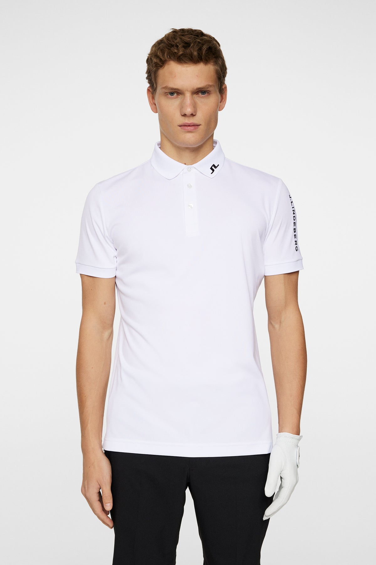 Tour Tech Slim Fit Polo / White