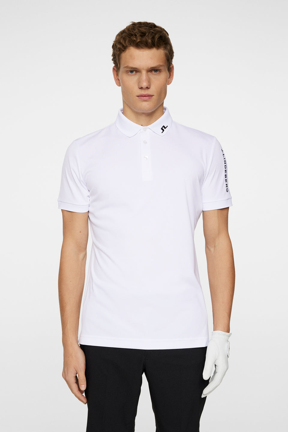 Tour Tech Slim Fit Polo / White