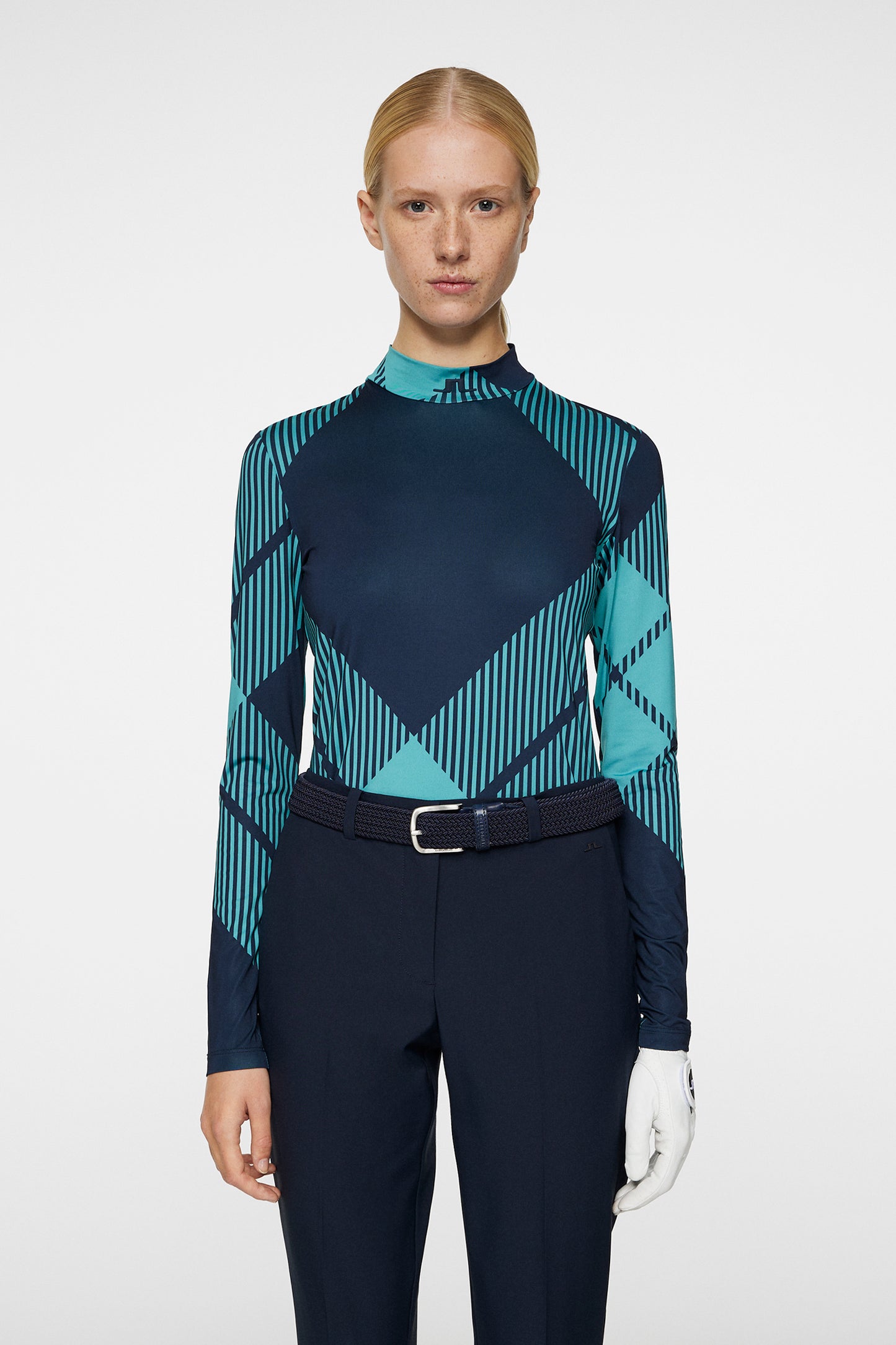 Katena Compression Top / Glenmuir Tartan Teal L