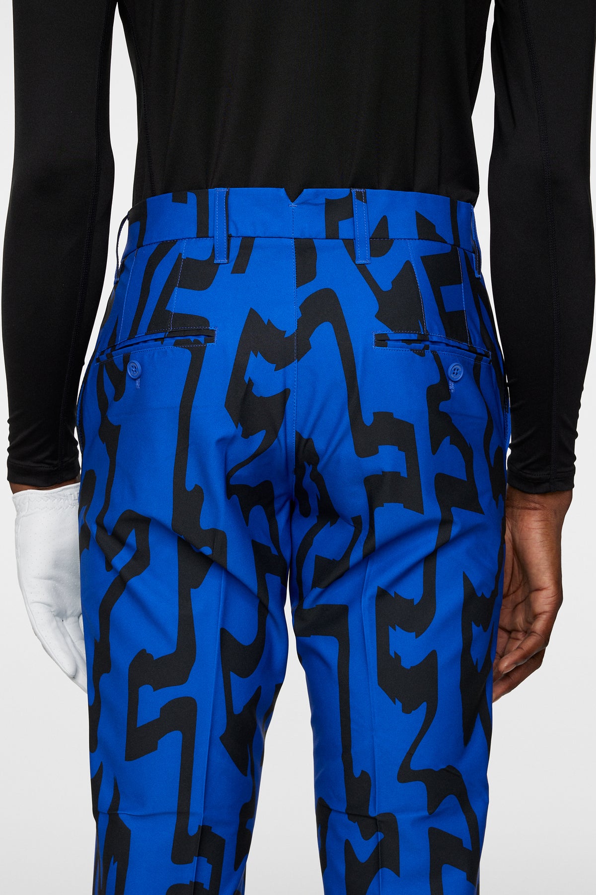 Ellott Print Pant / Glitch Bridge Blue