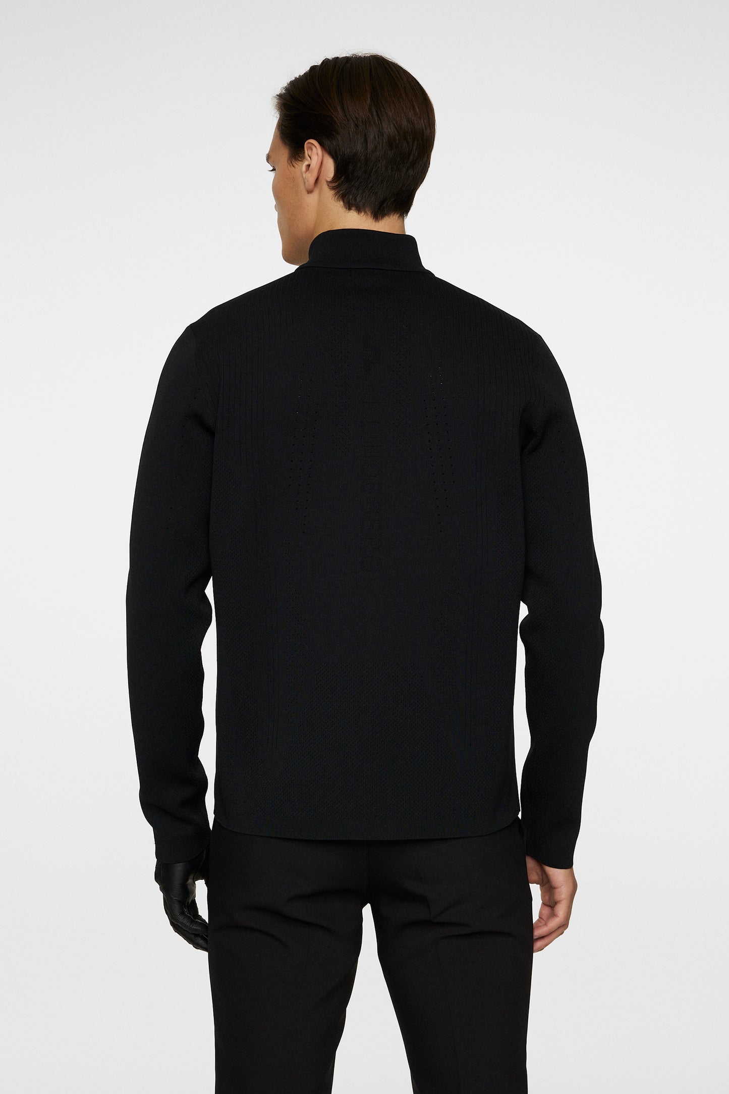 Bo Tech Knit Zip Sweater / Black