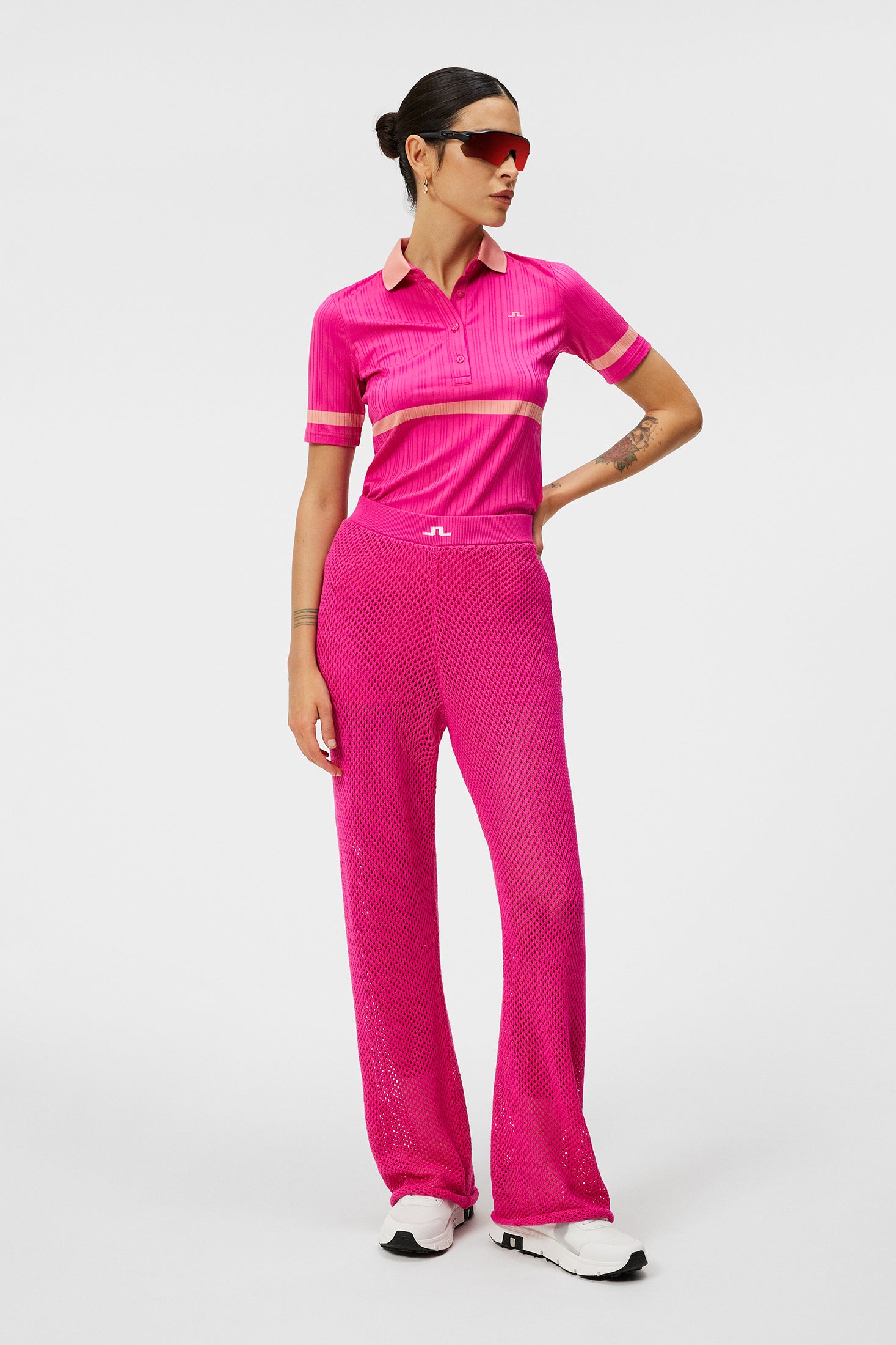 Pink polo outlet jumpsuit