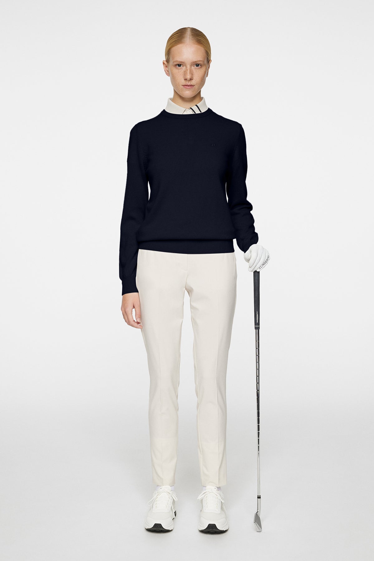 Gia Cashmere Crewneck / JL Navy