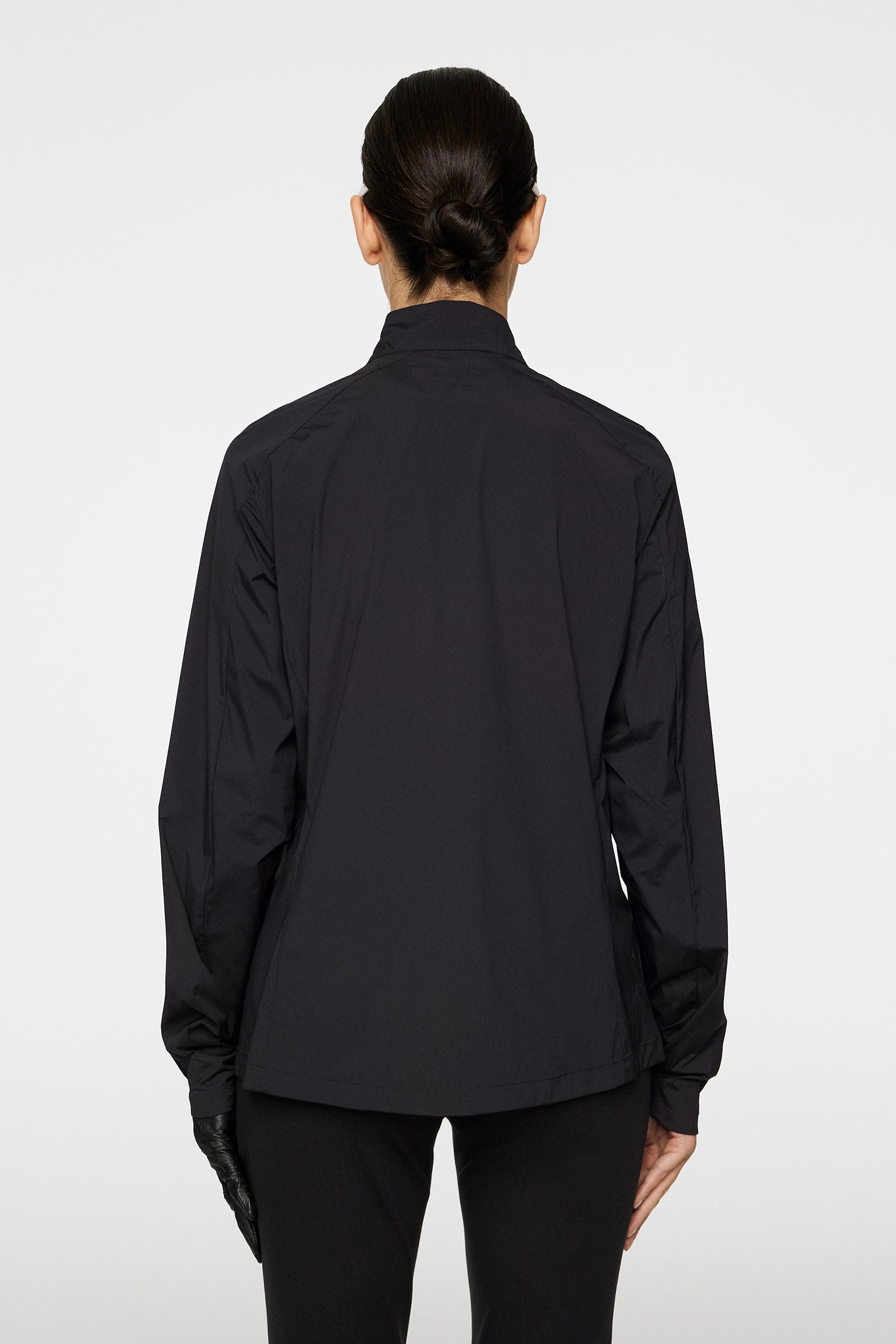 Thorine Wind Jacket Solid Black