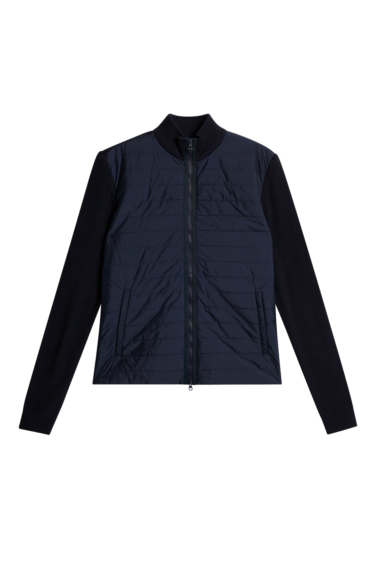 Wren Knitted Hybrid Jacket / JL Navy