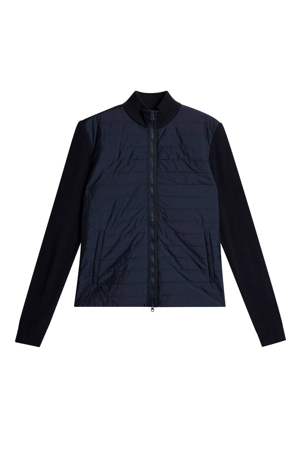 Wren Knitted Hybrid Jacket / JL Navy