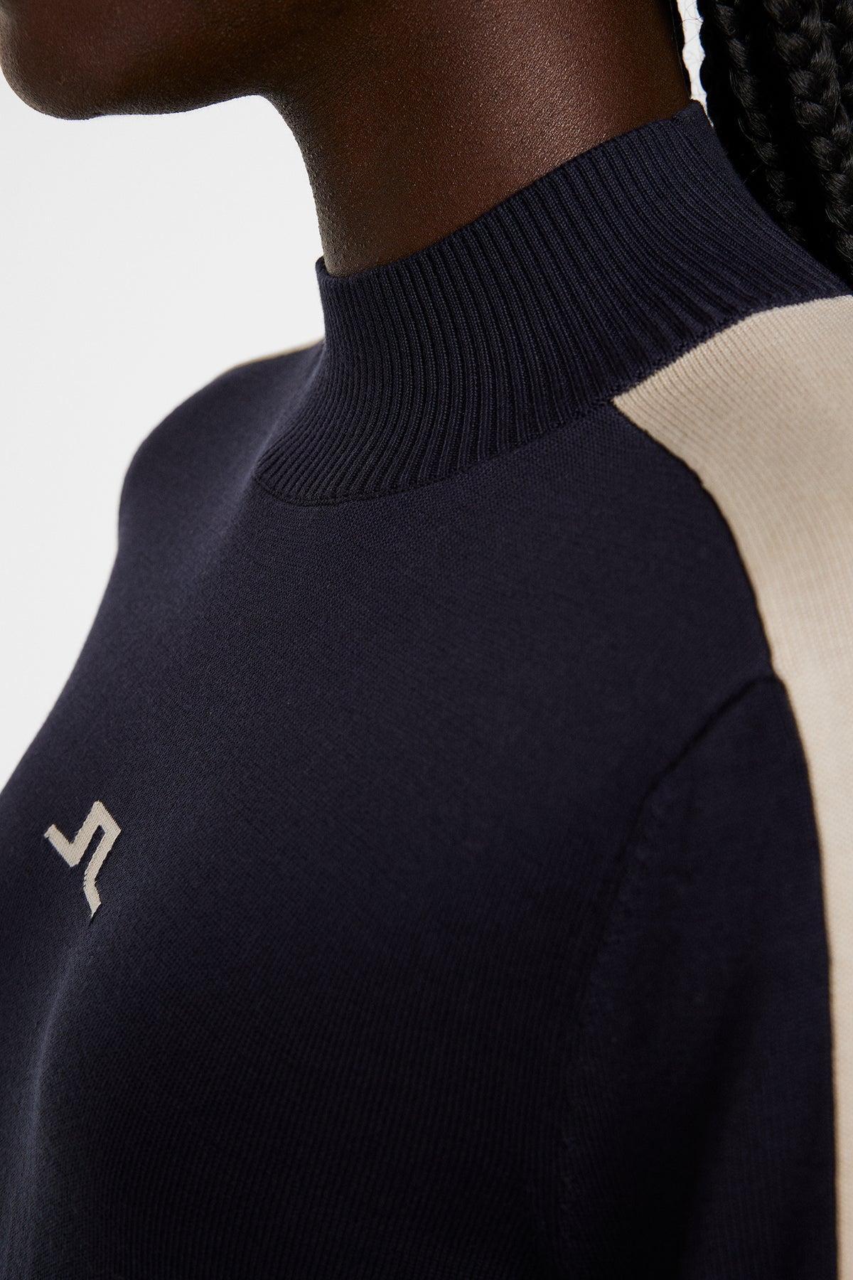 Adia Knitted Sweater / JL Navy