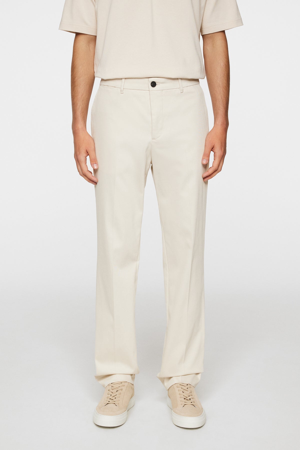 Lois T Cotton Twill Pant / Moonbeam