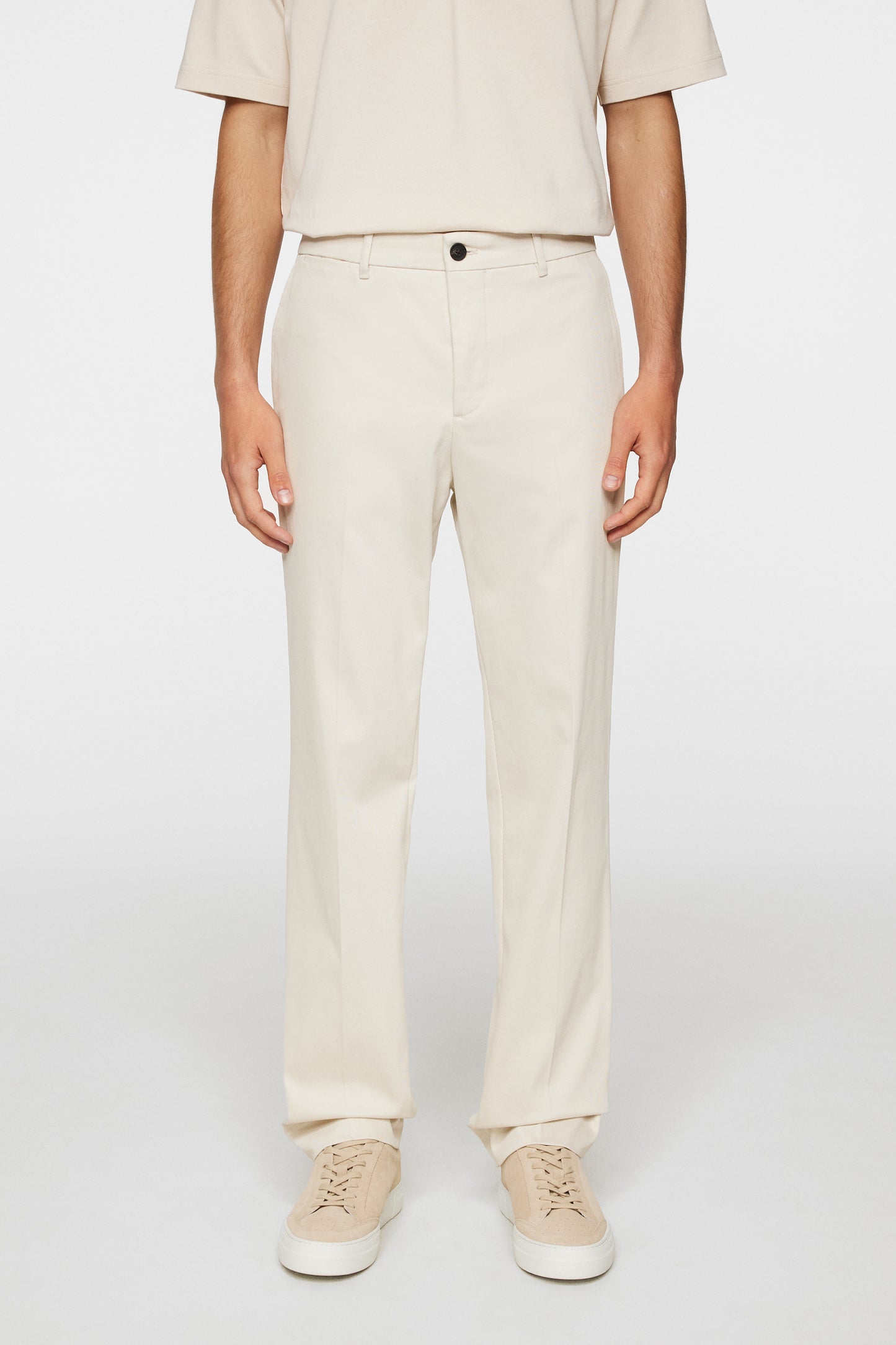 Lois T Cotton Twill Pant / Moonbeam