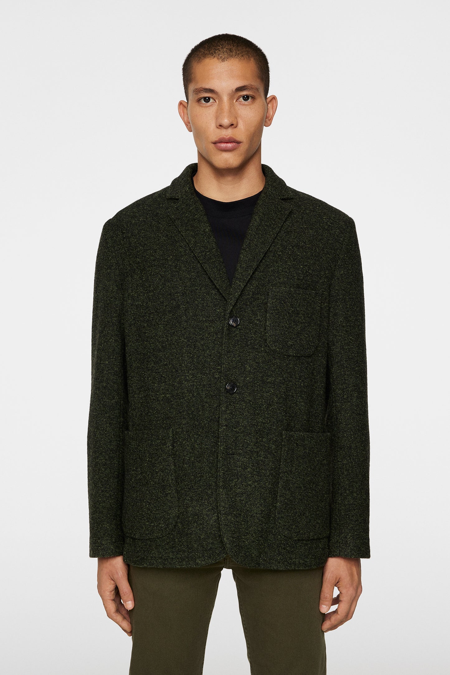 Carlton Cardigan Blazer / Forest Green