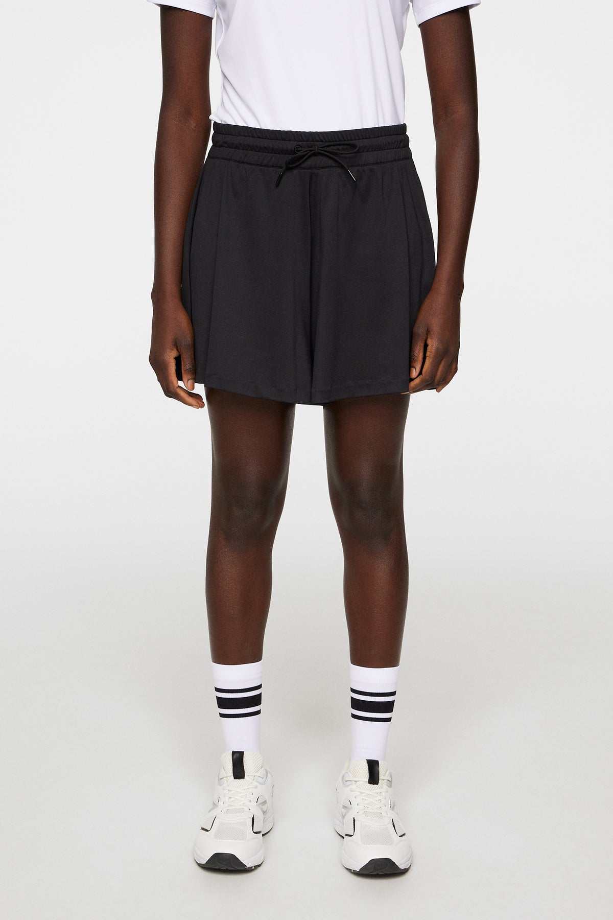 Billie Wide Jersey Shorts / Black