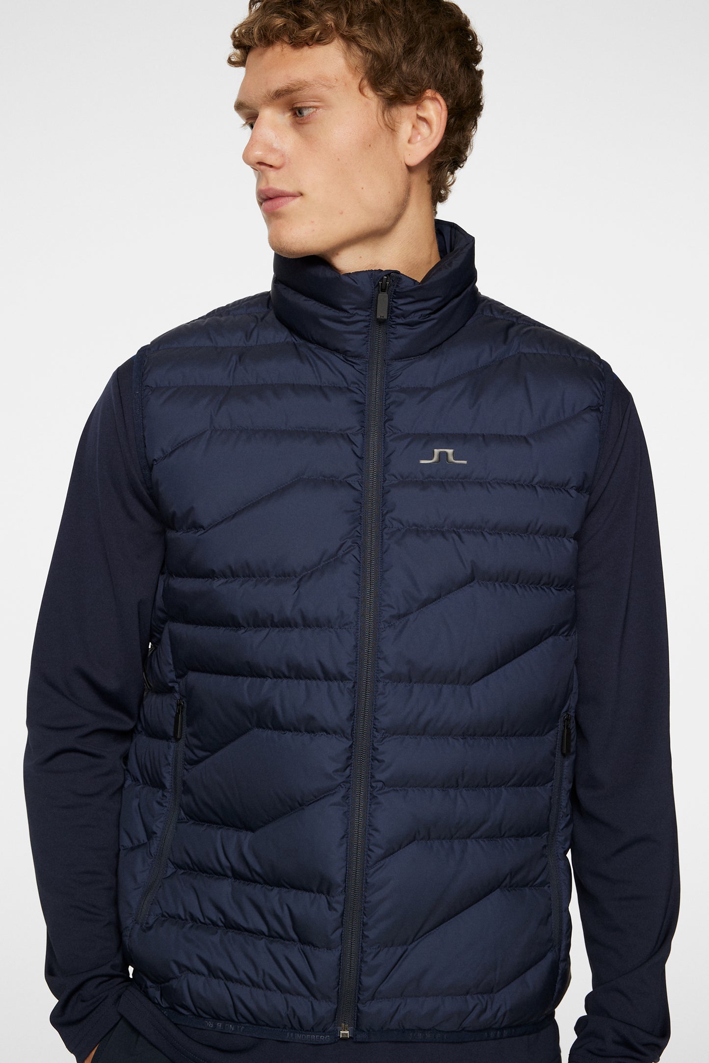 Cliff Light Down Vest / JL Navy