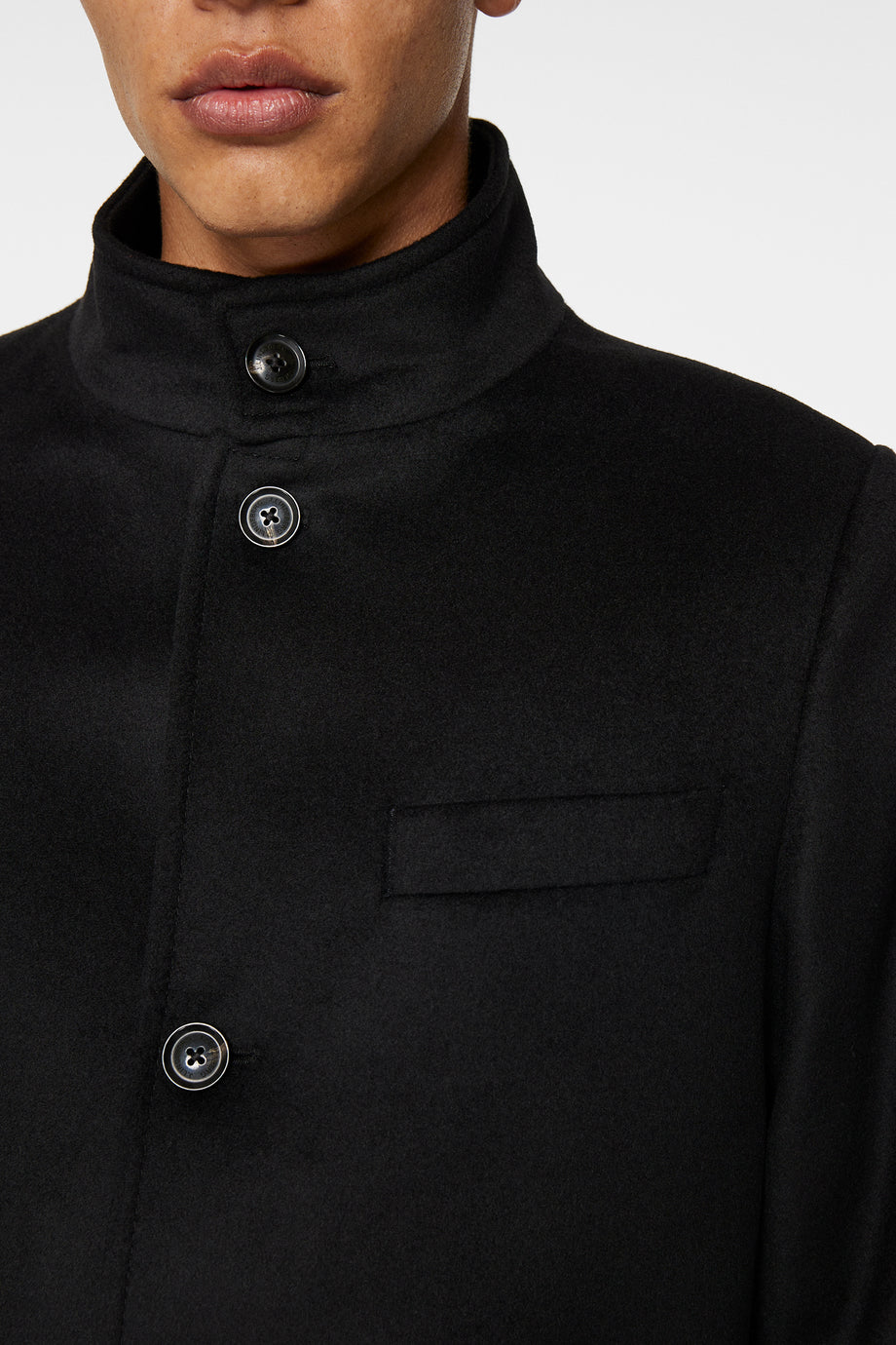 Jesse Melton Cashmere coat / Black