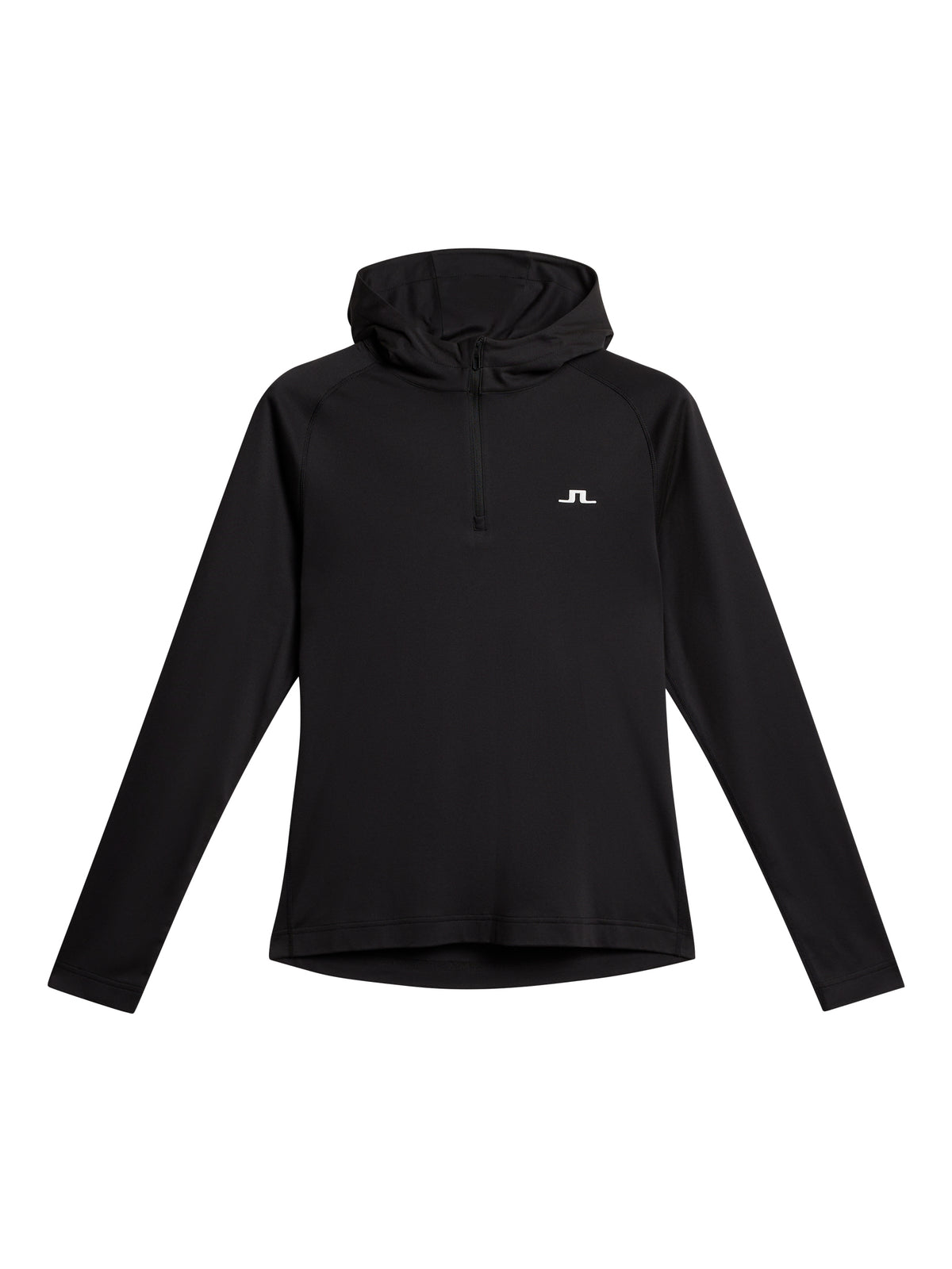 Mario Quarter Zip Hood / Black