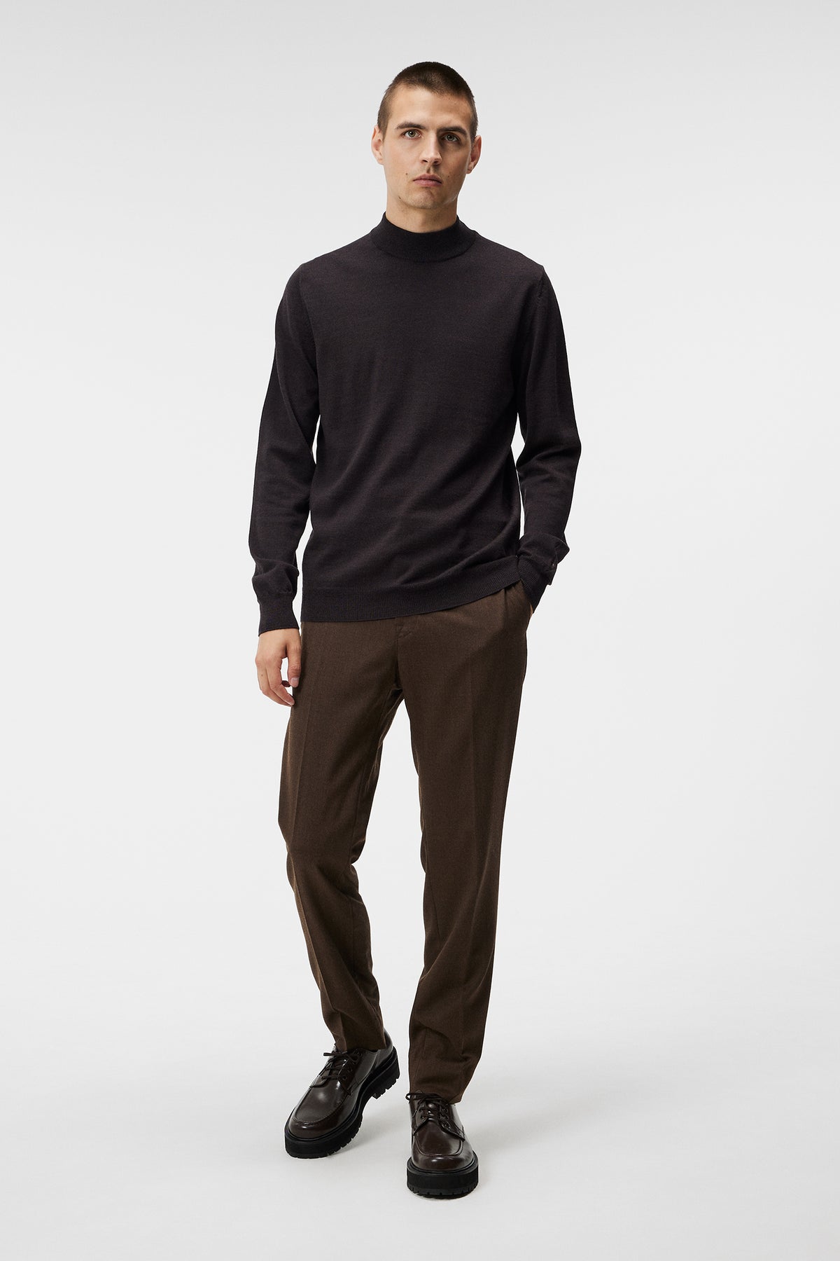 Norman Merino Turtle Neck / Light Grey Melange – J.Lindeberg