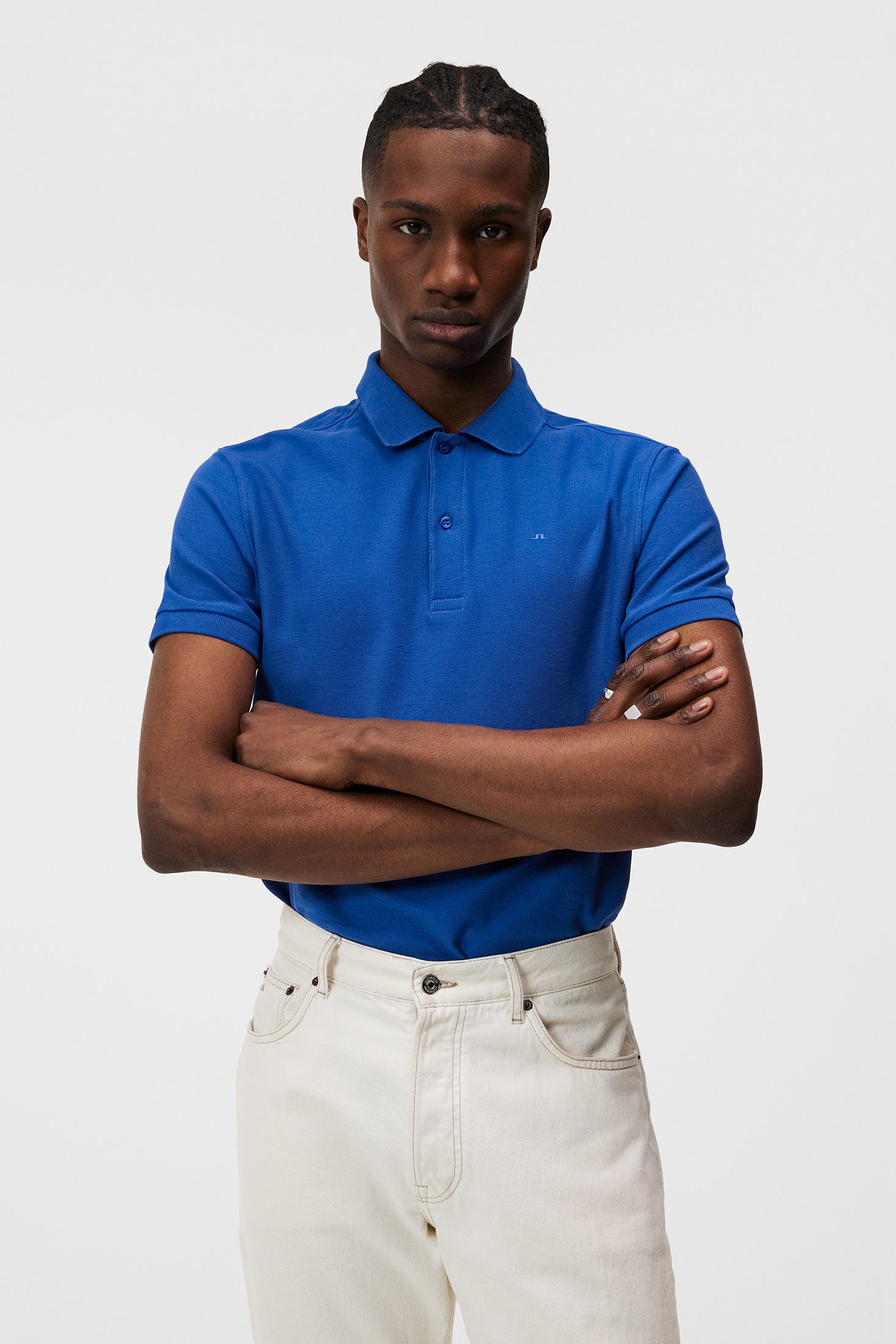Troy Polo shirt Blue Quartz J.Lindeberg