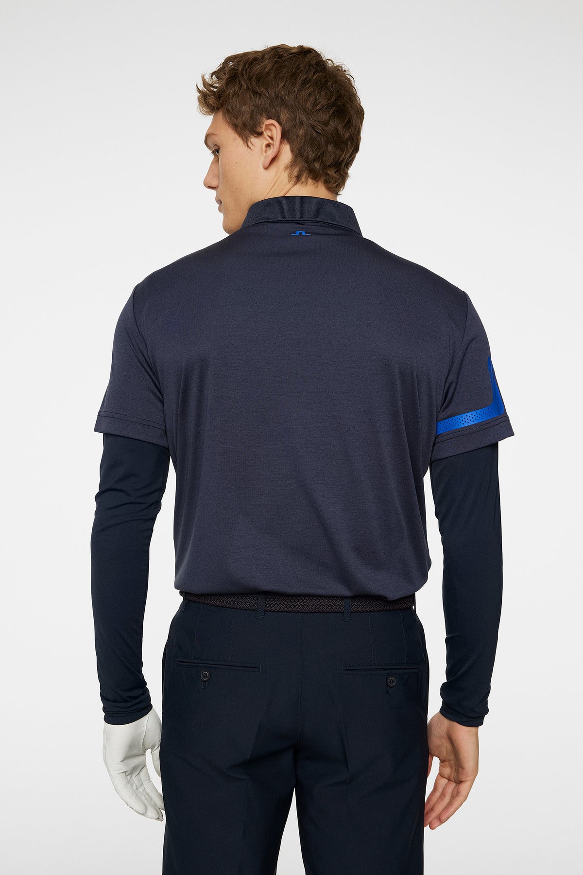 Heath Regular Fit Polo / Navy Melange