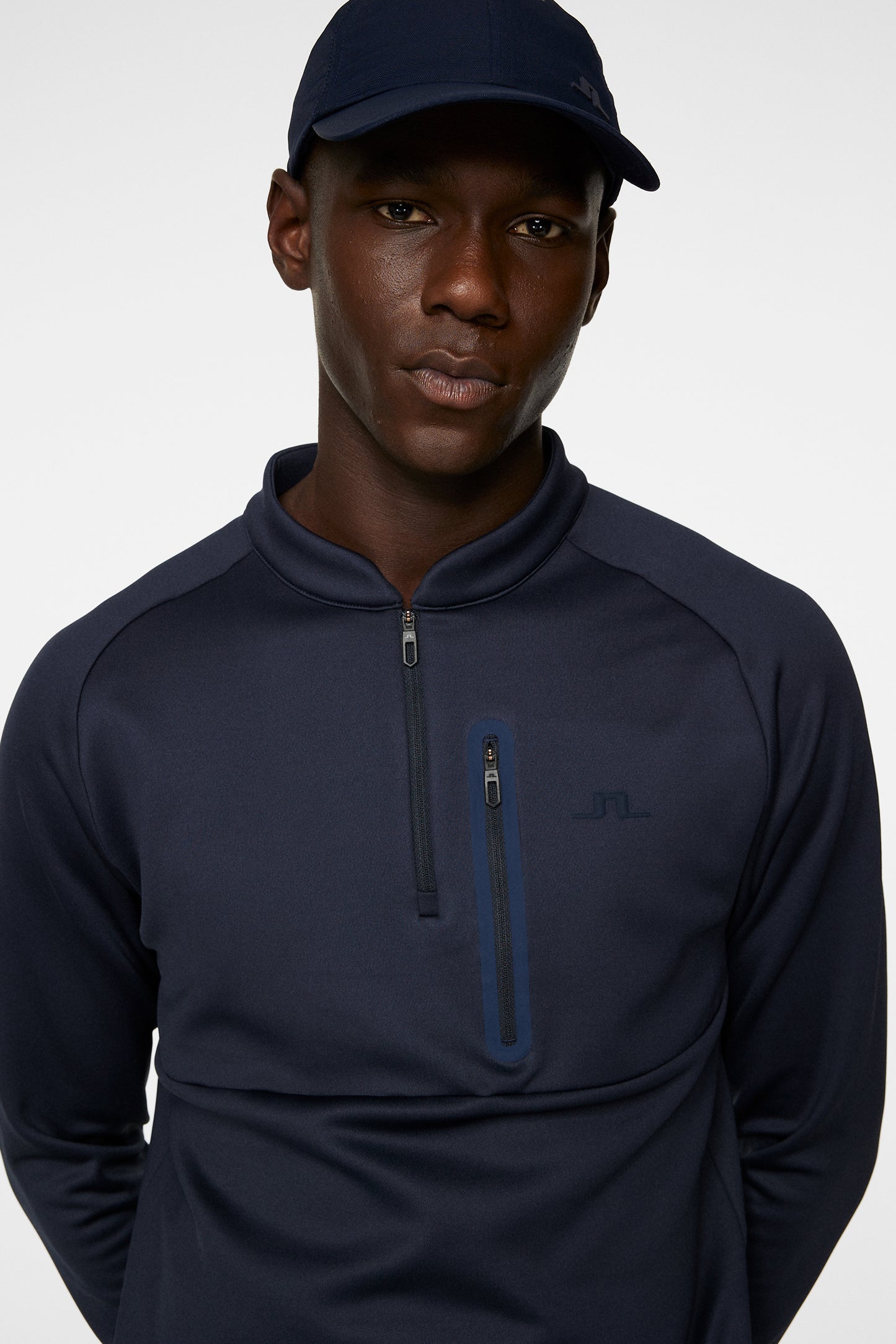 Adam Quarter Zip Mid Layer / JL Navy