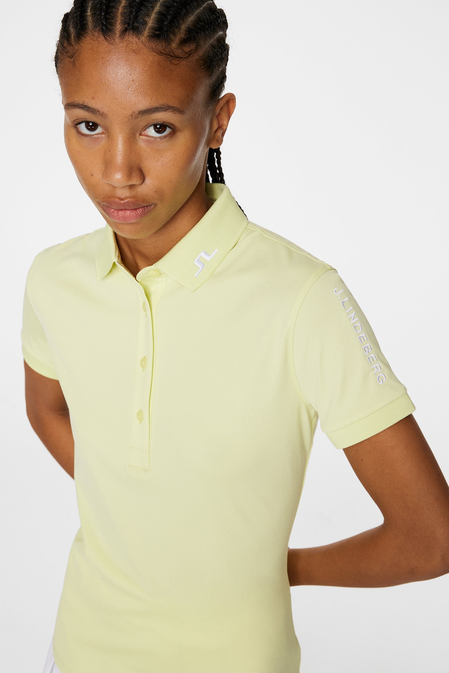 Tour Tech Polo Pale Lime Yellow