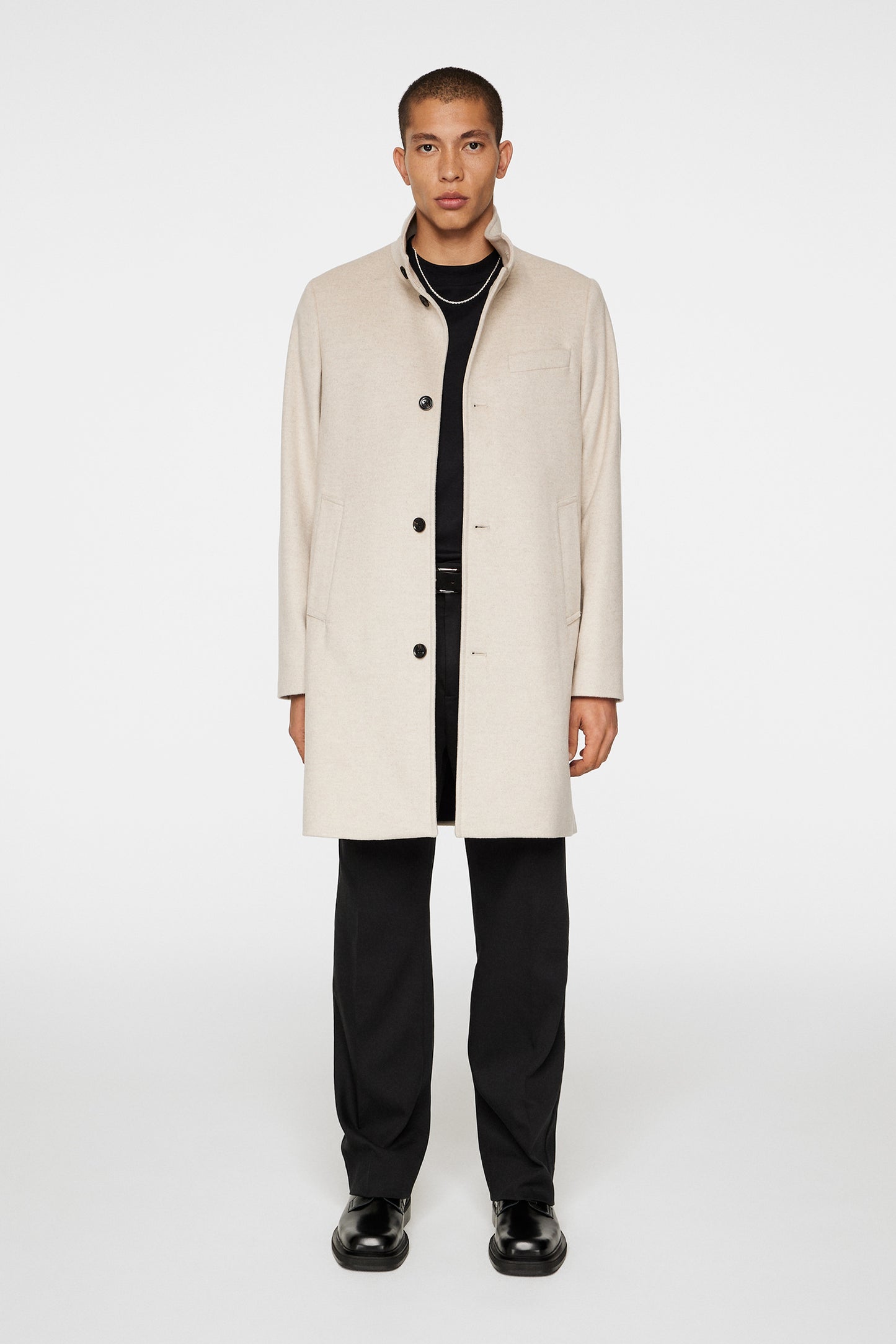 Jesse Melton Cashmere coat / Moonbeam