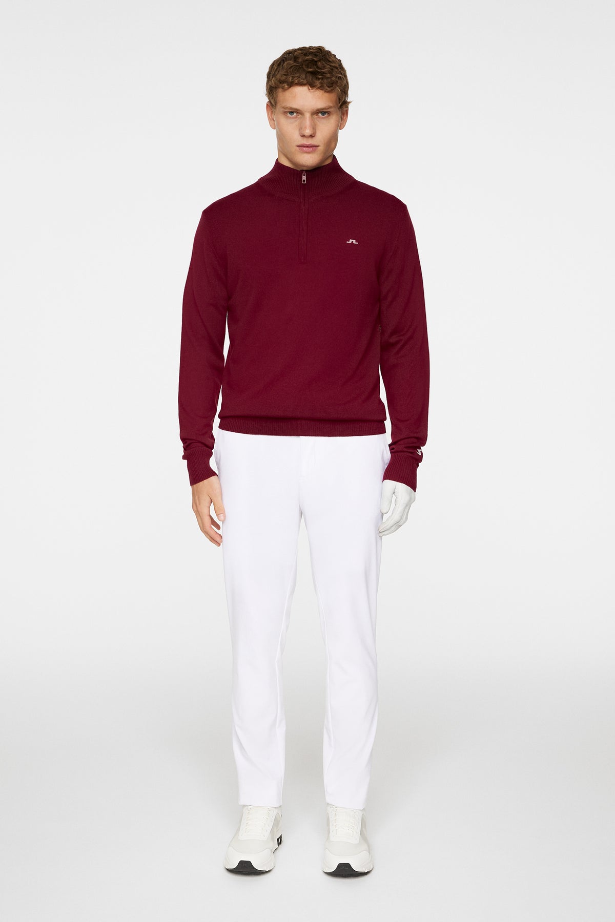 Kian Zipped Sweater / Cabernet