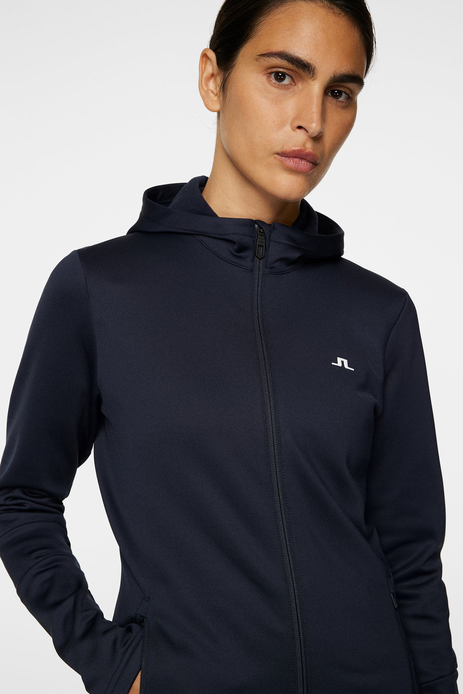 W Aerial Zip Hood / JL Navy