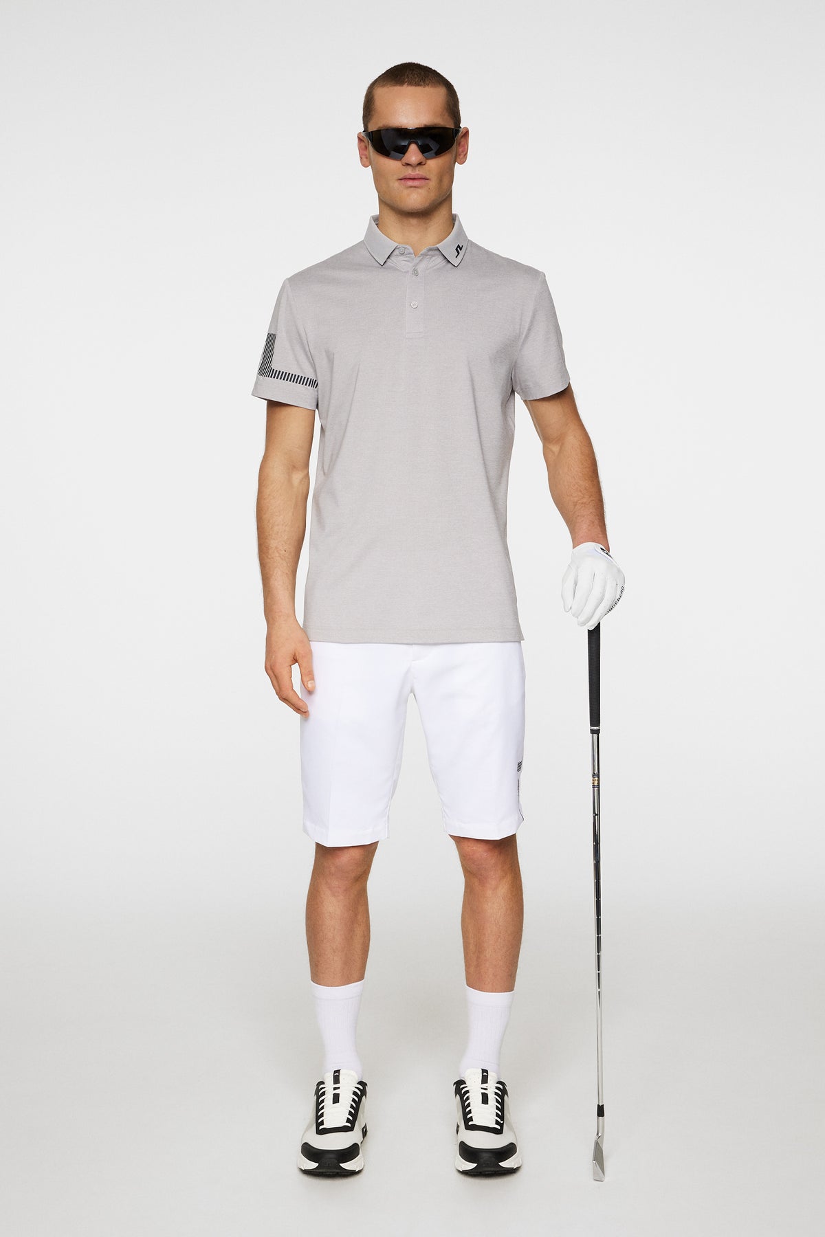 Heath Strike Polo / Light Grey Melange