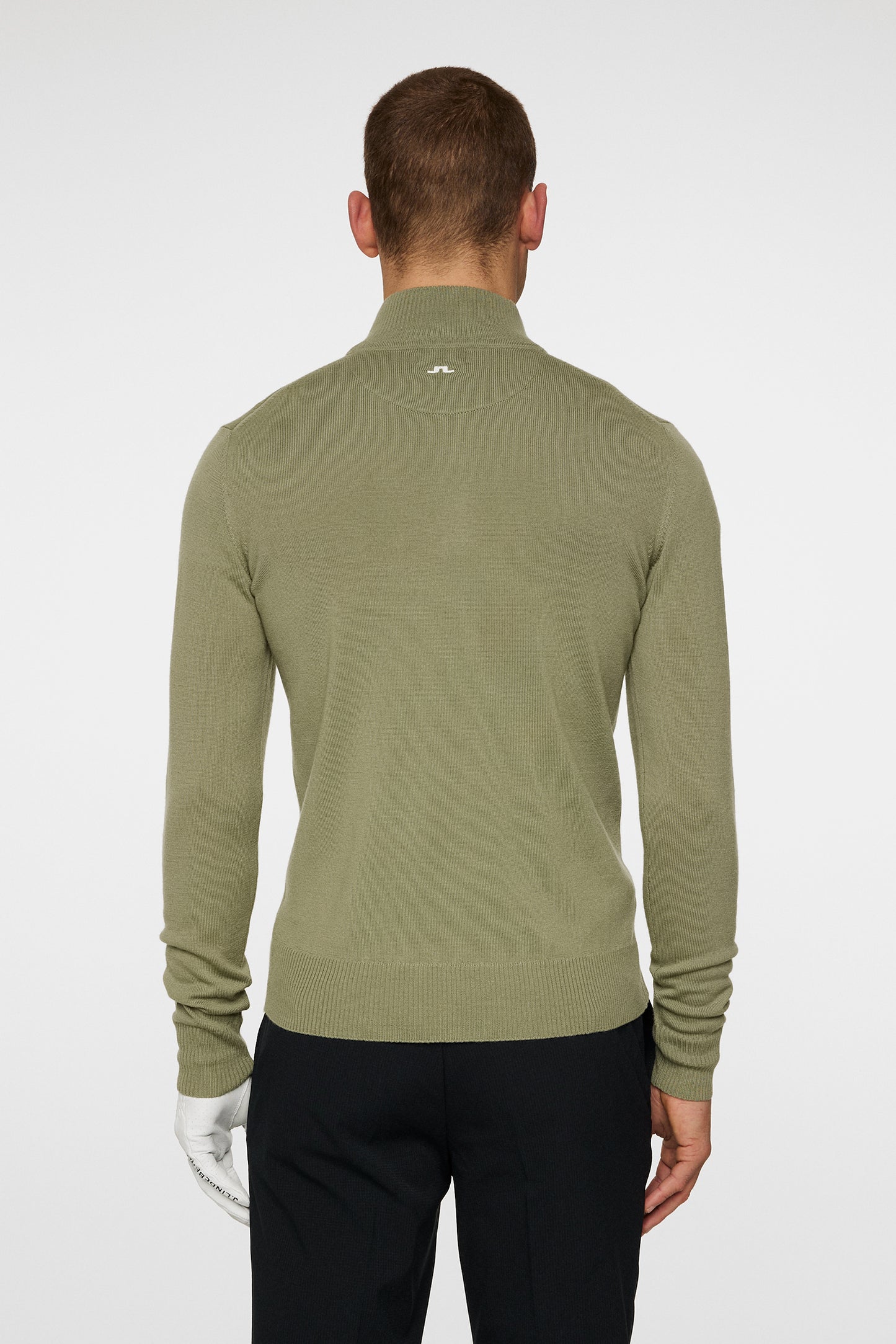 Kian Zipped Sweater / Oil Green