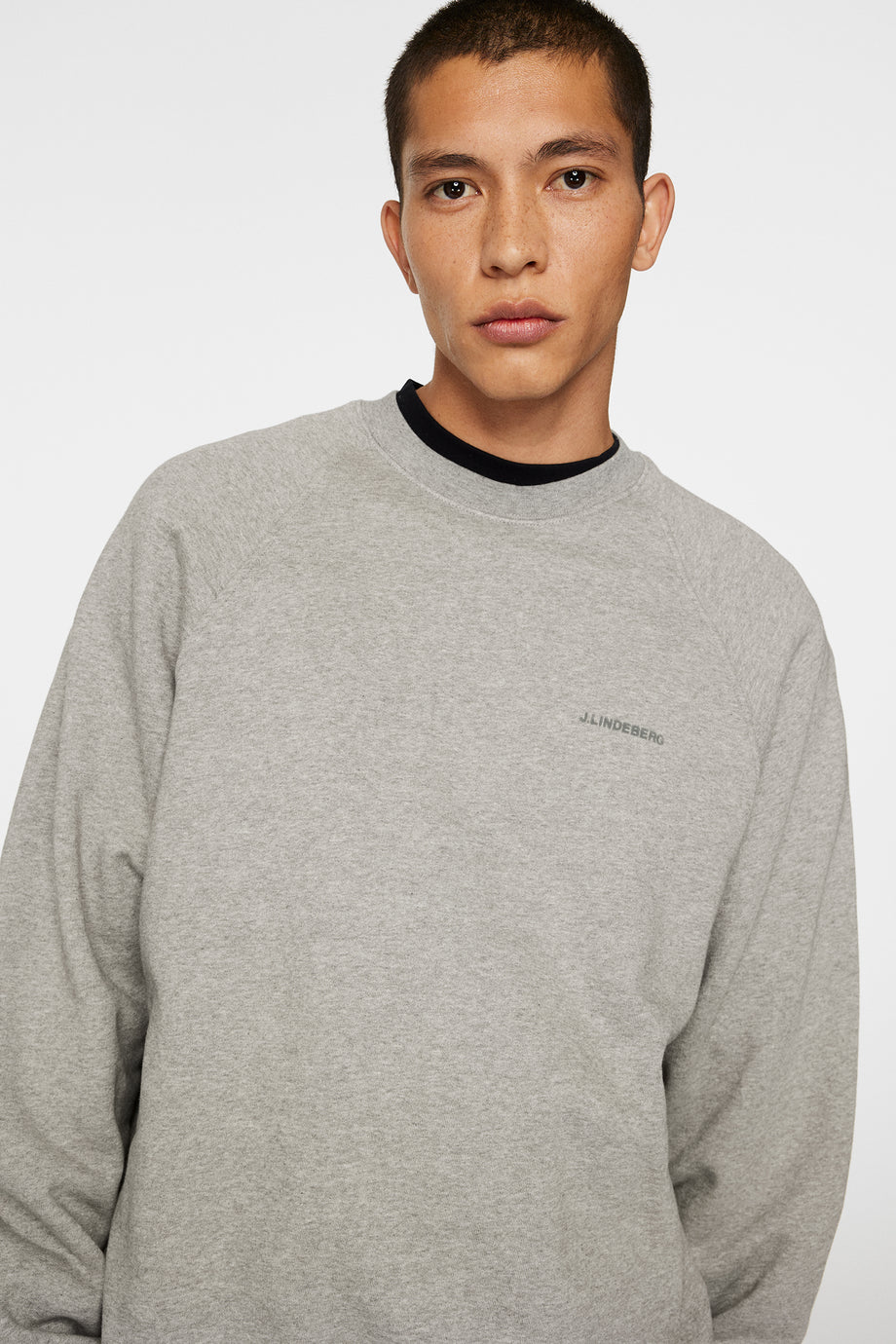 Callan Crew Neck / Light Grey Melange