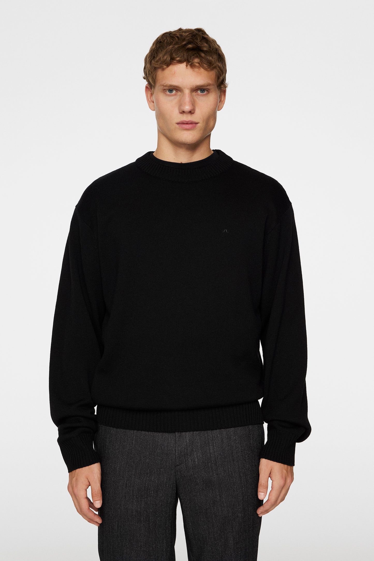 Kino Merino Crew / Black – J.Lindeberg