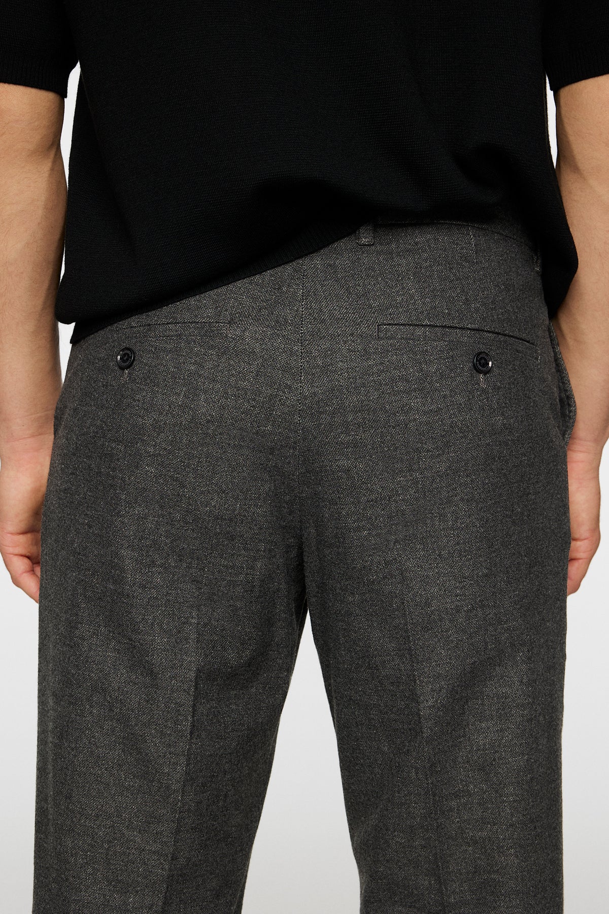 Lois C Micro Pattern Pants / Dark Grey