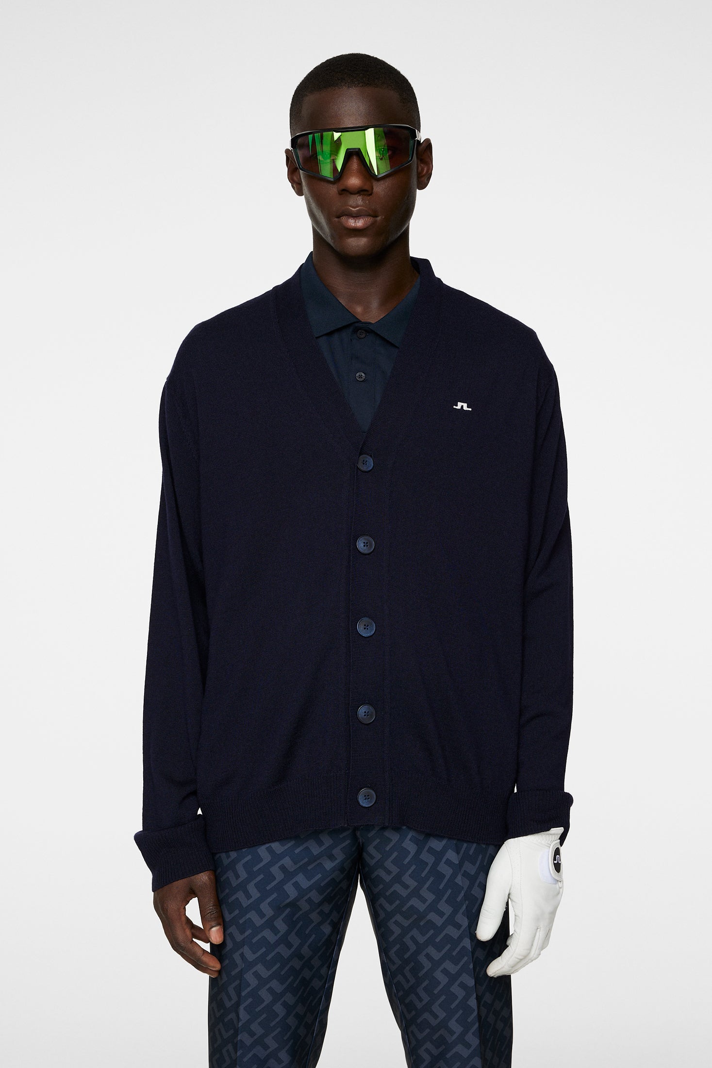 Lucas Knitted Cardigan JL Navy J.Lindeberg