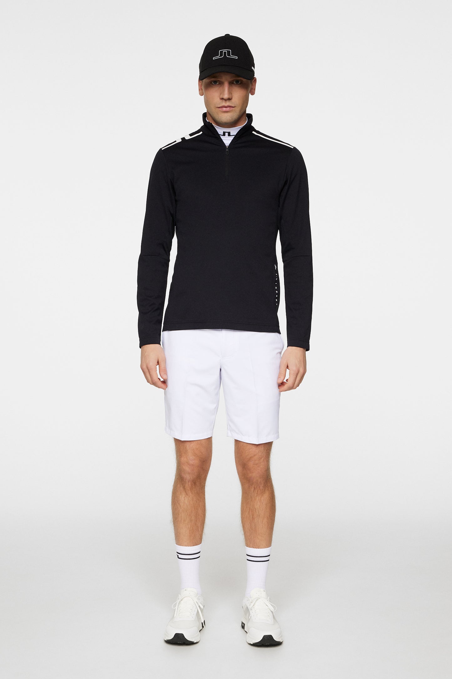 Leon Quarter Zip Mid Layer / Black