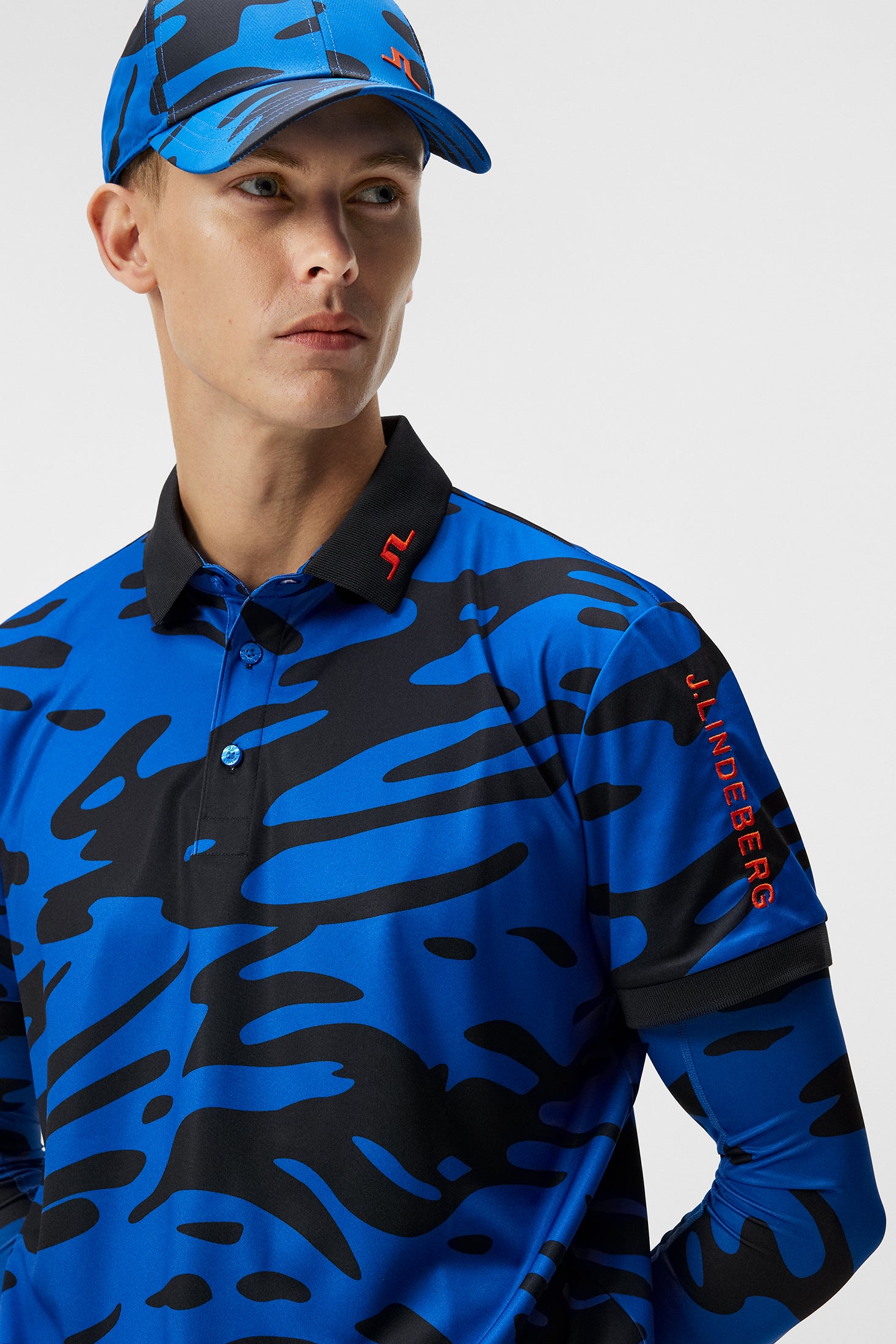 J lindeberg camo outlet polo