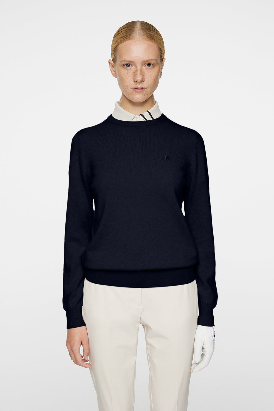 Gia Cashmere Crewneck / JL Navy