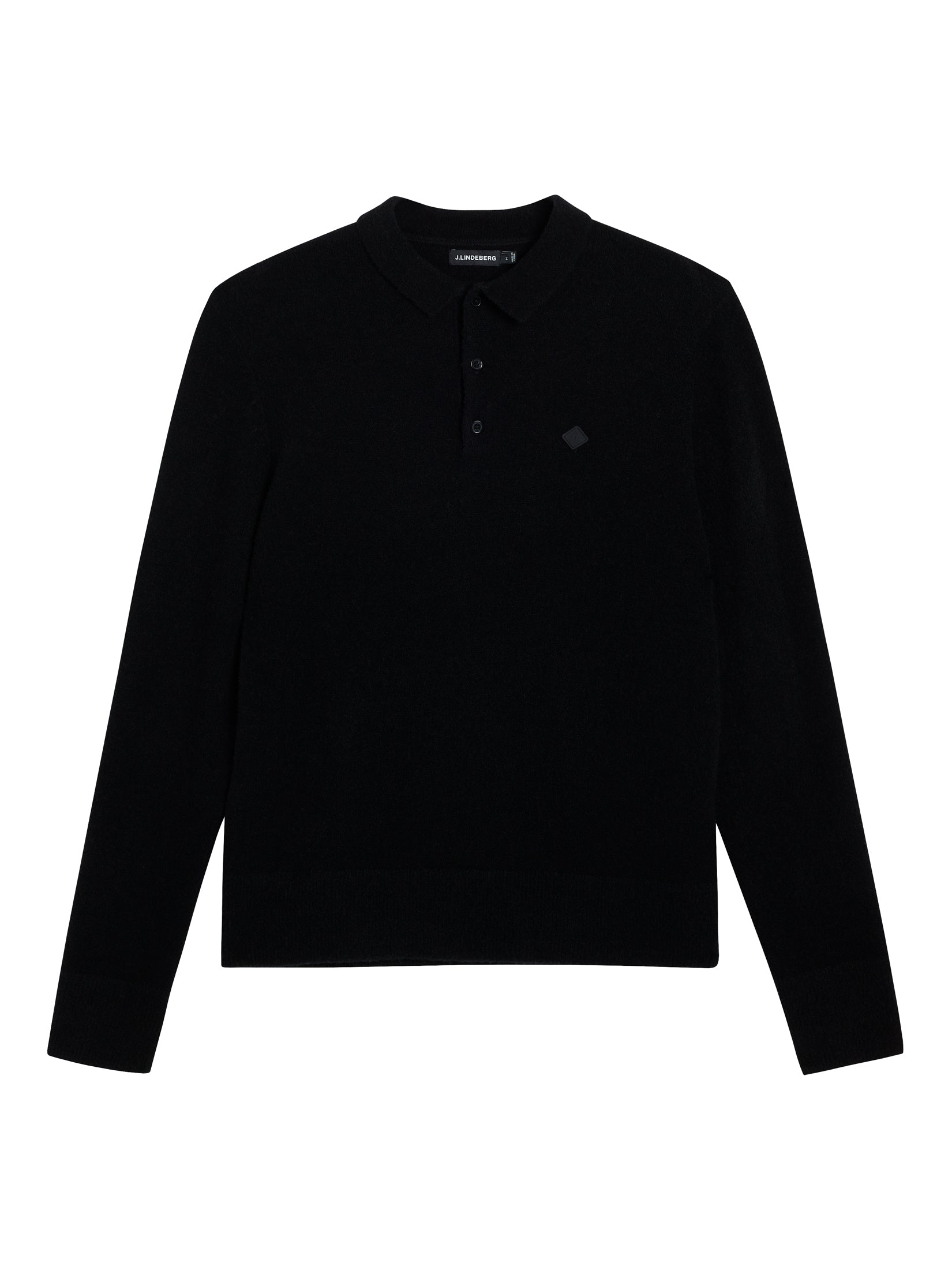 Yann Merino Logo Polo Shirt / Black – J.Lindeberg