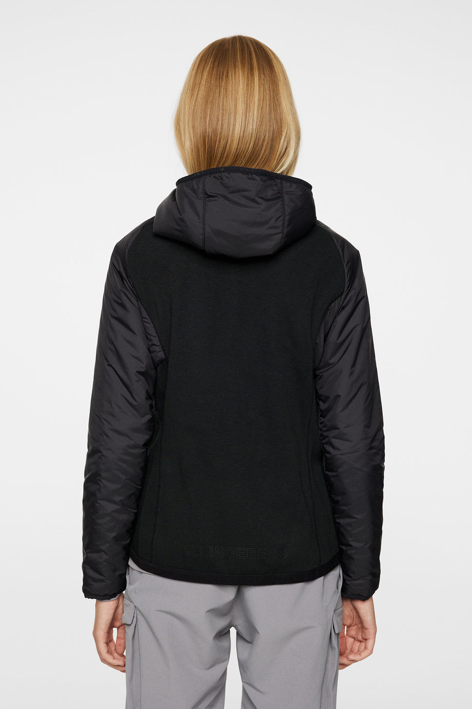 Shona Hybrid Hood Jacket / Black